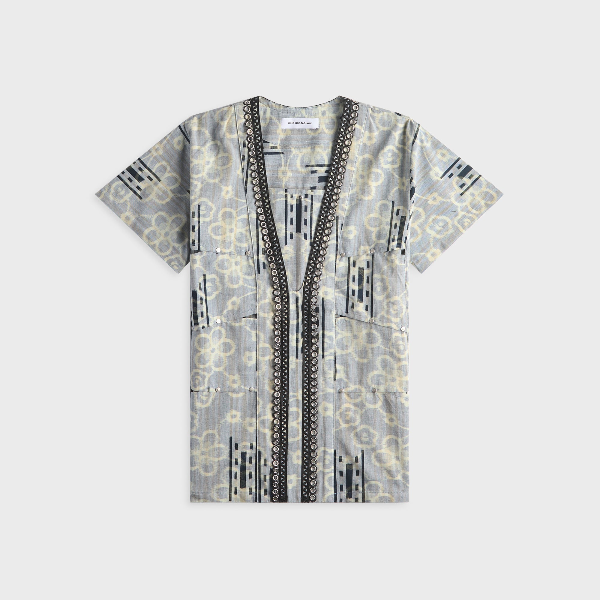 Kiko Kostadinov Hatha Panelled Shirt - Lagoon – Kith UK