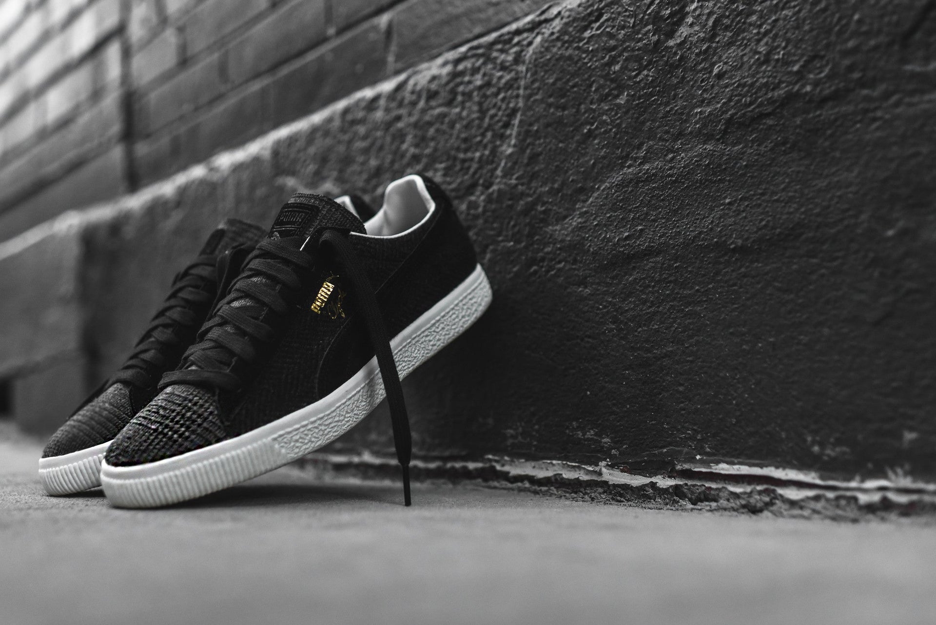 Puma x United Arrows & Sons Clyde - Black / Grey