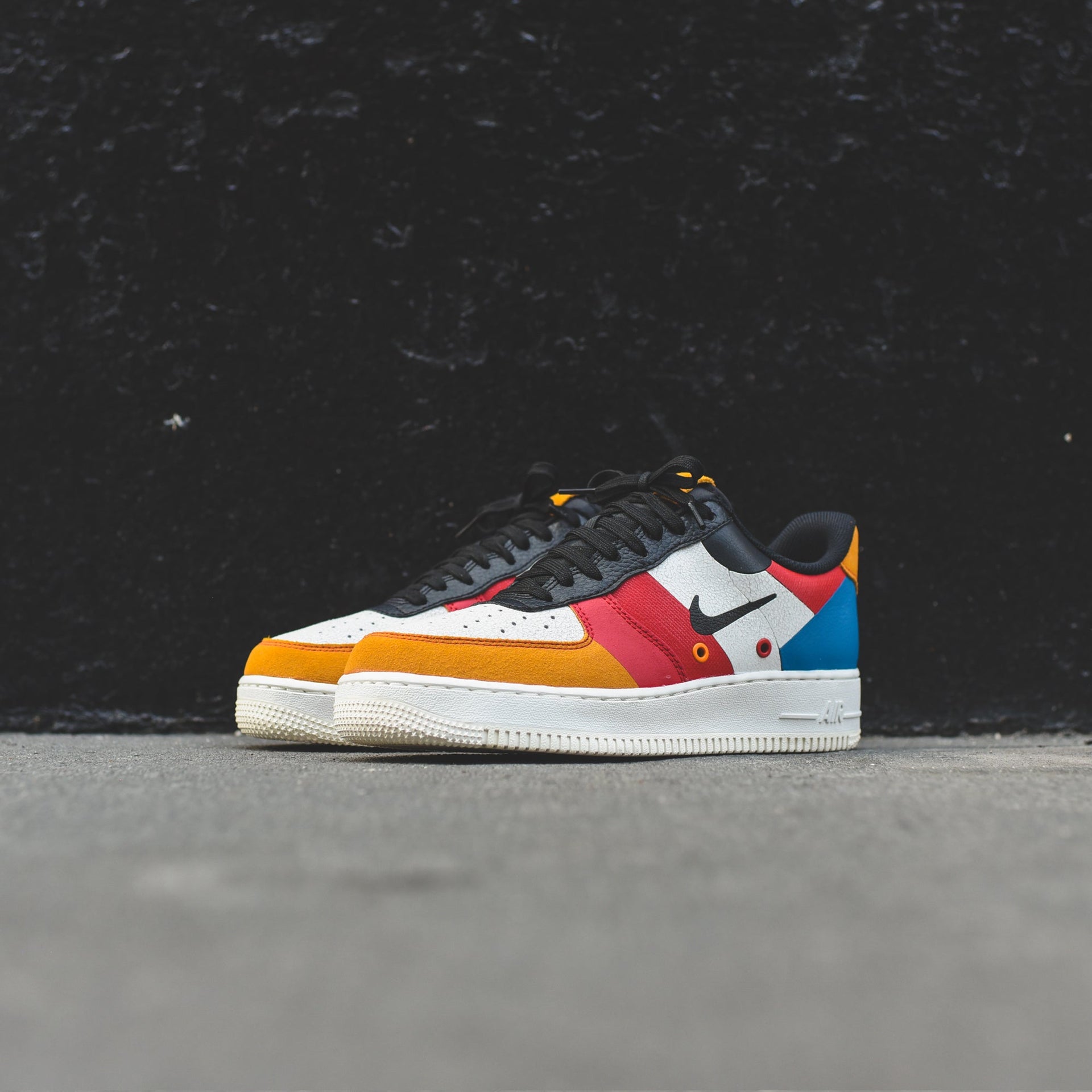 Nike Air Force 1 '07 PRM 1FA19 - Sial / Black / Imperial Blue / Amber Rise