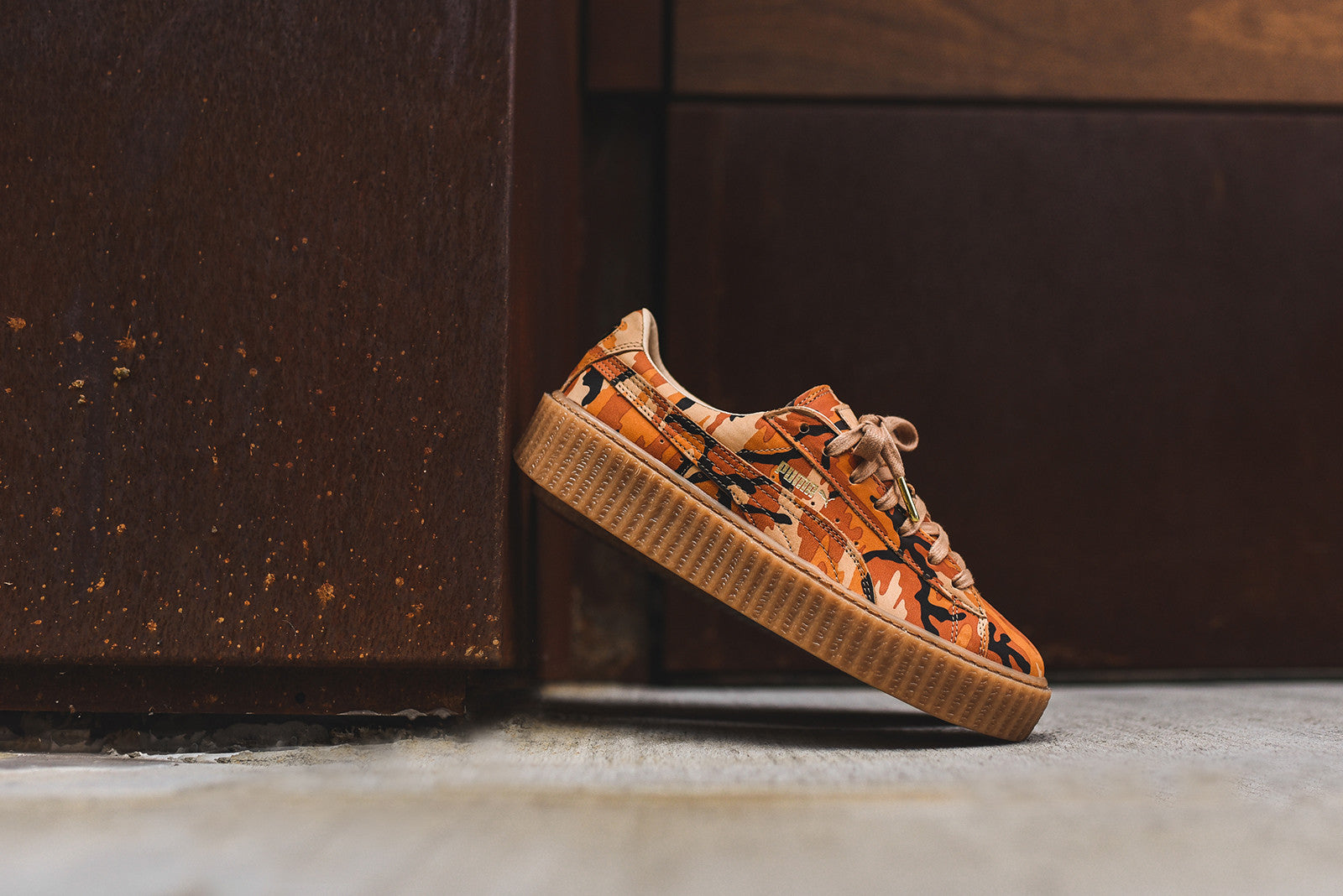 Puma x Rihanna Creeper - Orange Camo