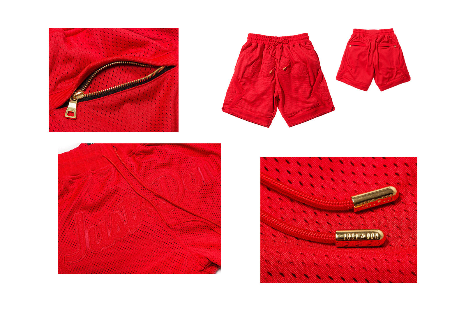 Just Don Basketball Shorts - Red