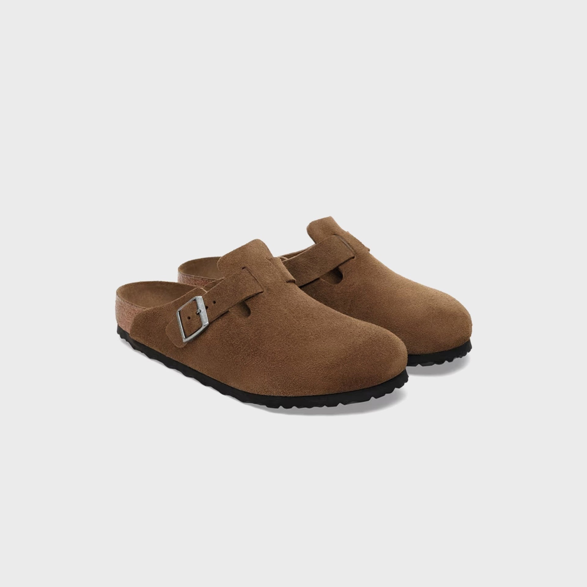 Birkenstock Boston Soft Footbed - Dark Tea Tonal