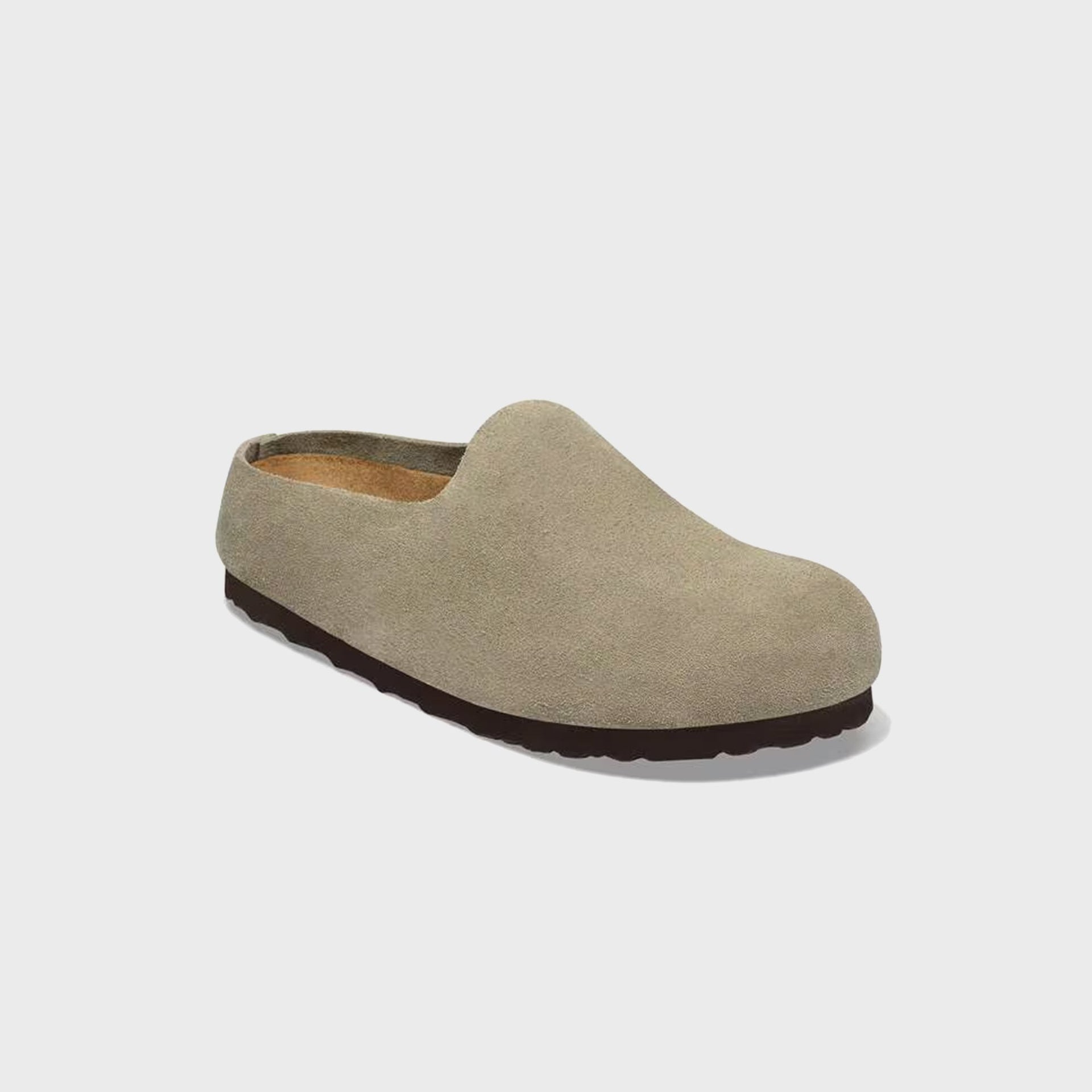 Birkenstock Amsterdam Wrapped Suede - Taupe