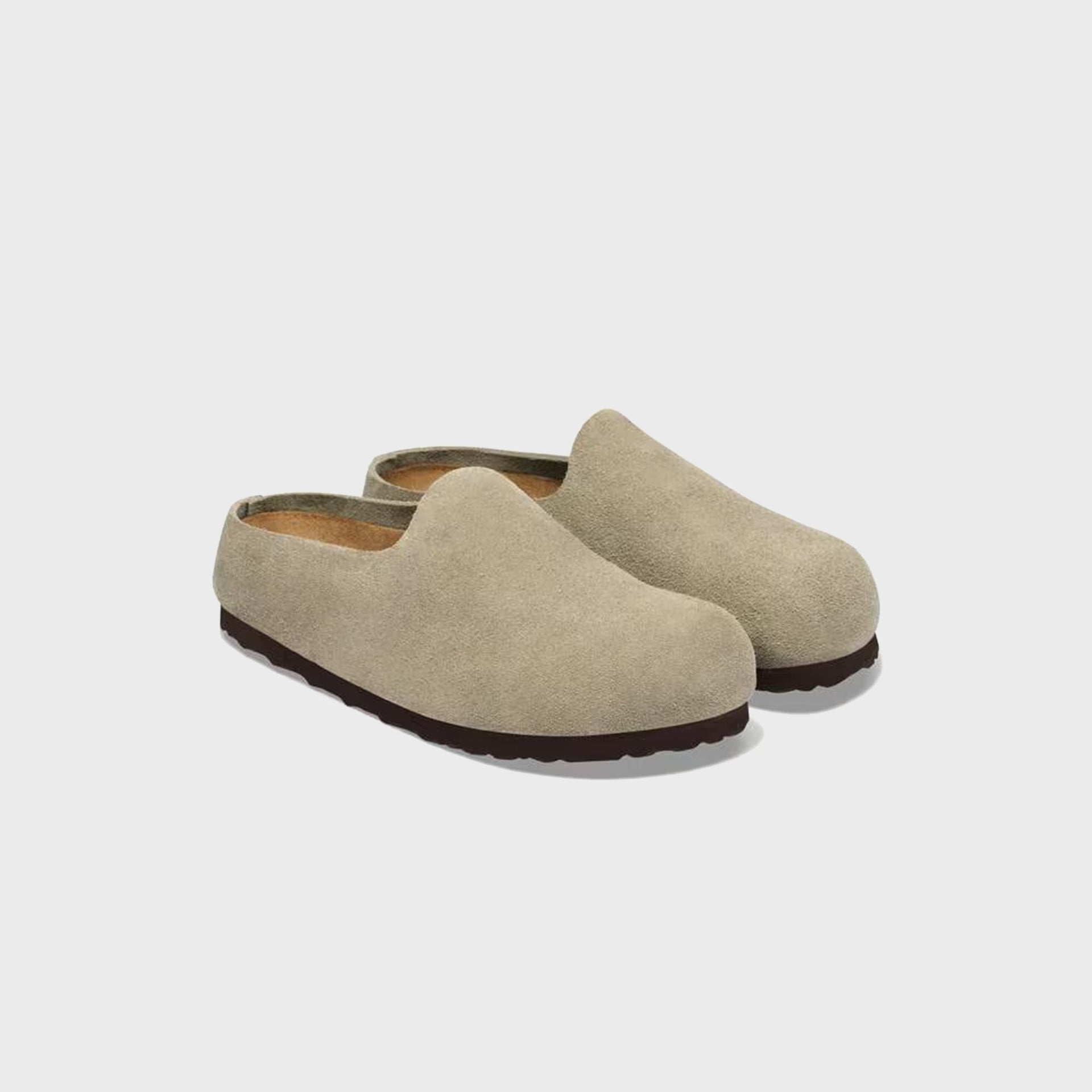 Birkenstock Amsterdam Wrapped Suede - Taupe