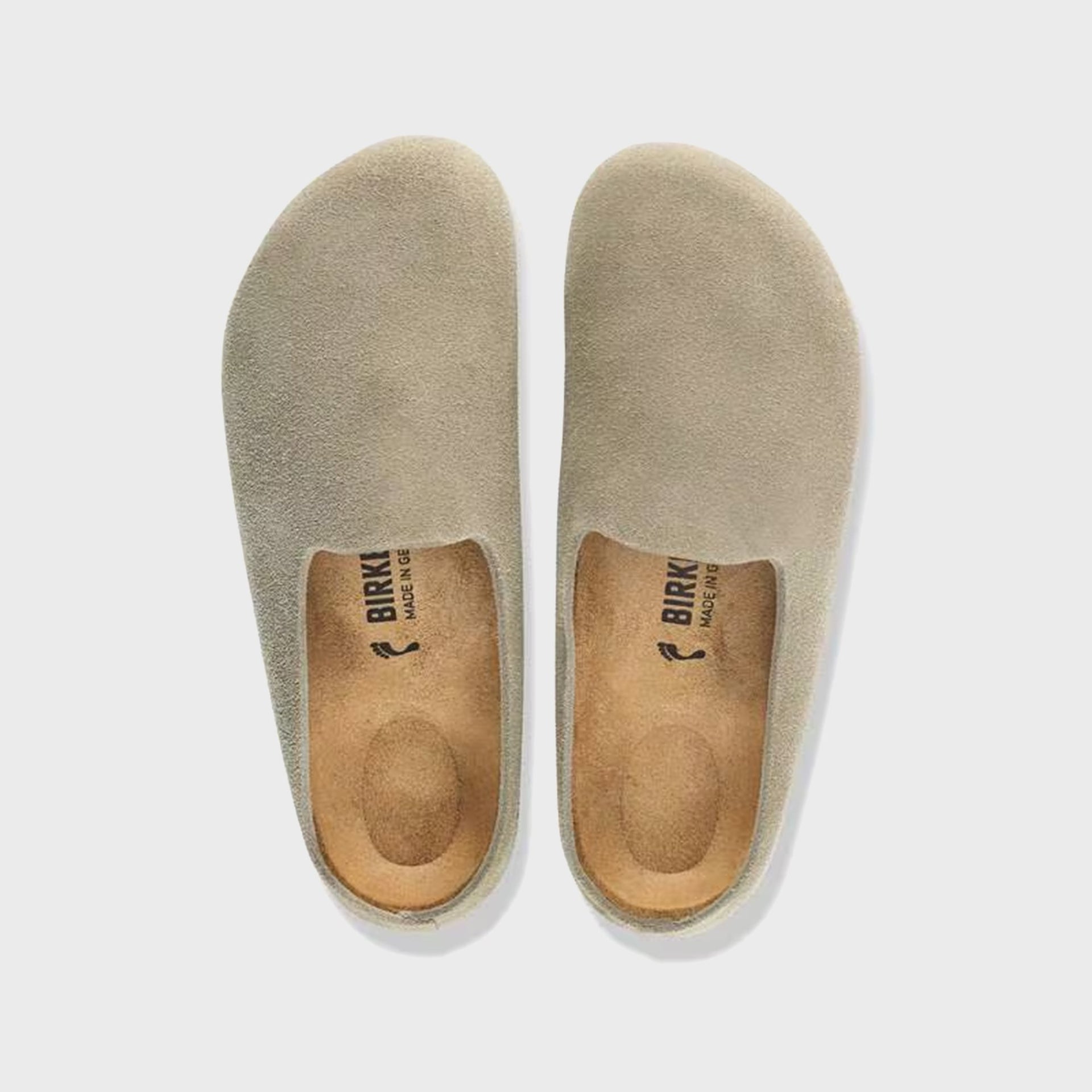 Birkenstock Amsterdam Wrapped Suede - Taupe