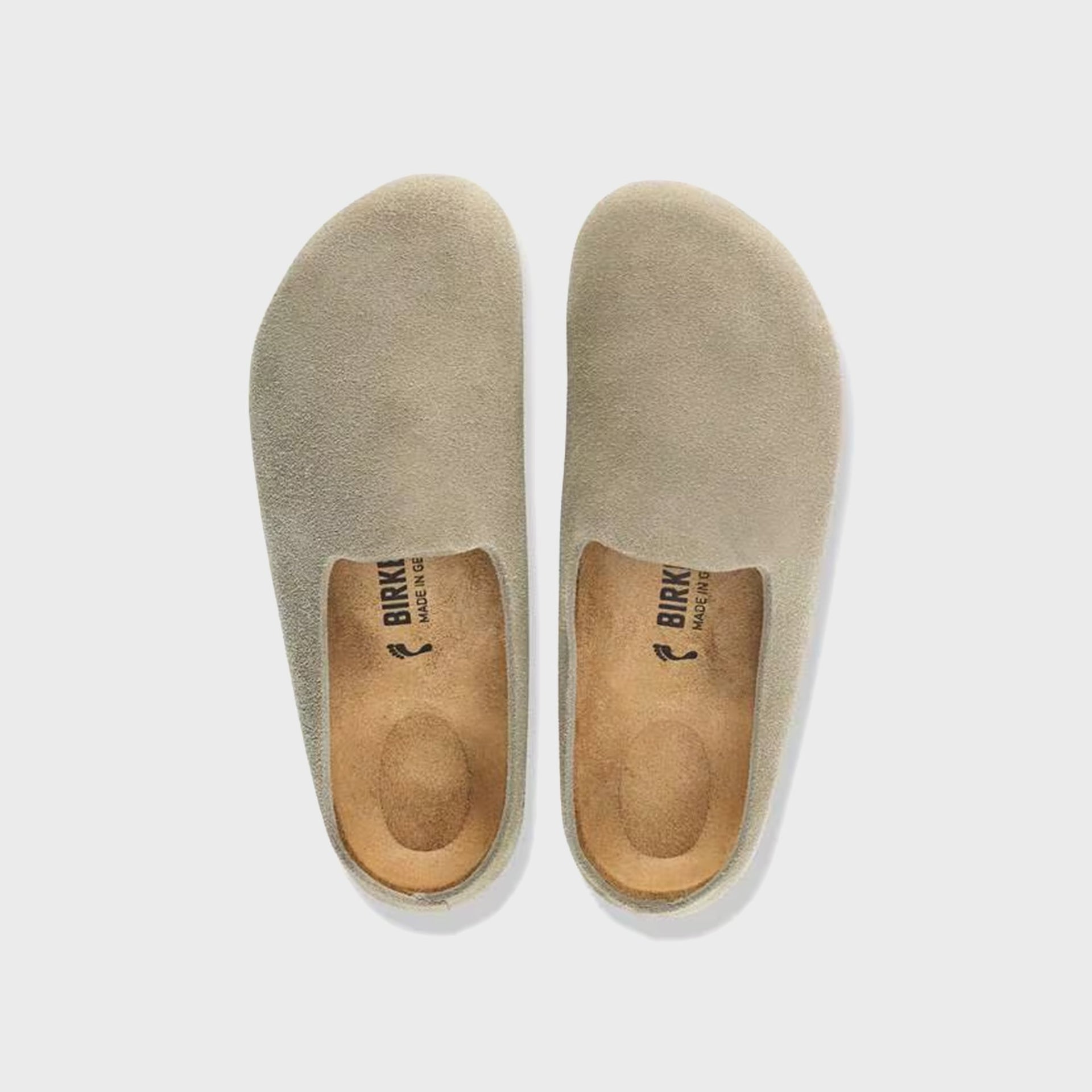 Birkenstock Amsterdam Wrapped Suede - Taupe