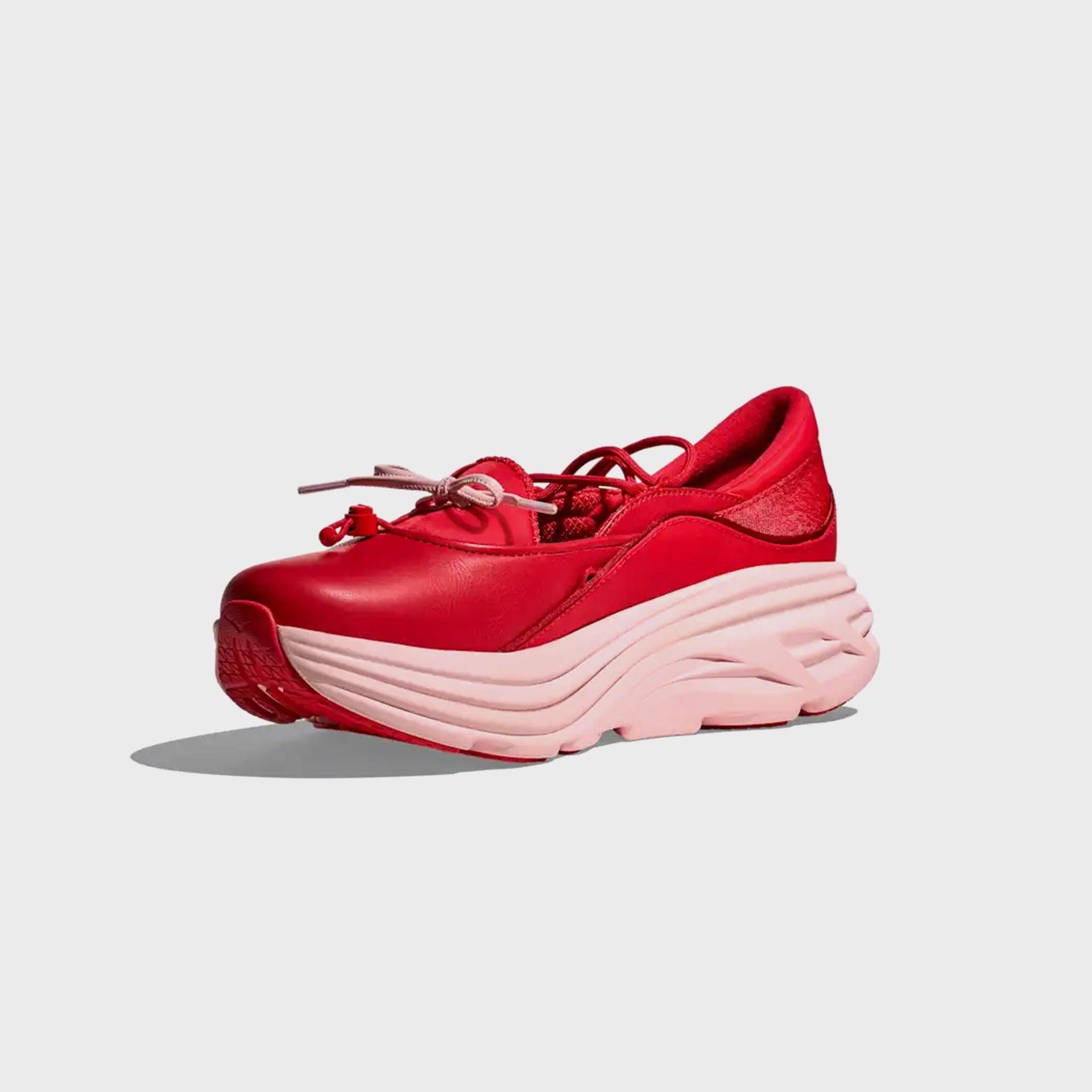 HOKA Bondi Mary Jane - Cerise / Rose Tea