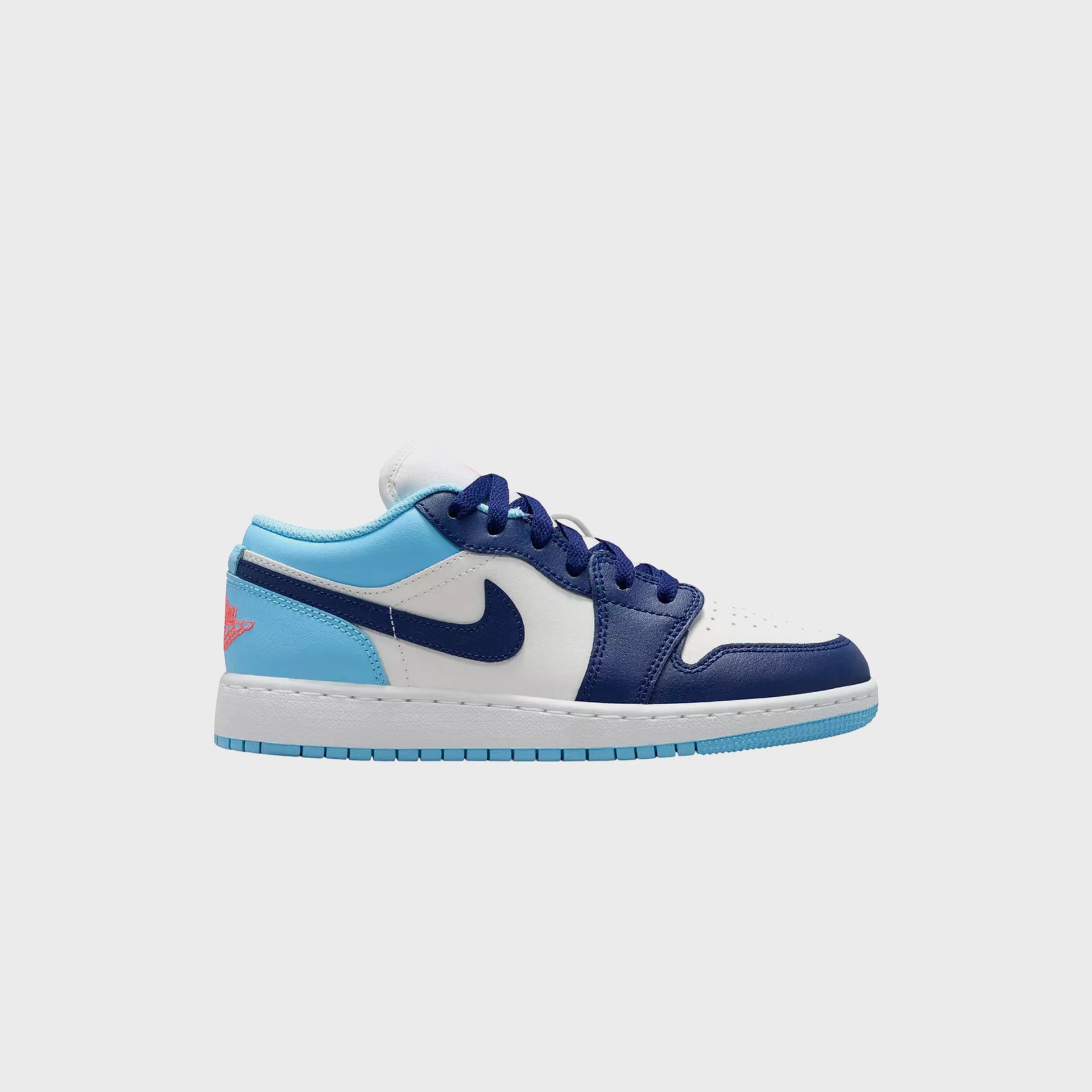 Jordan GS Air Jordan 1 Low - Sail / Blue Void / Blue Chill / Hot Lava