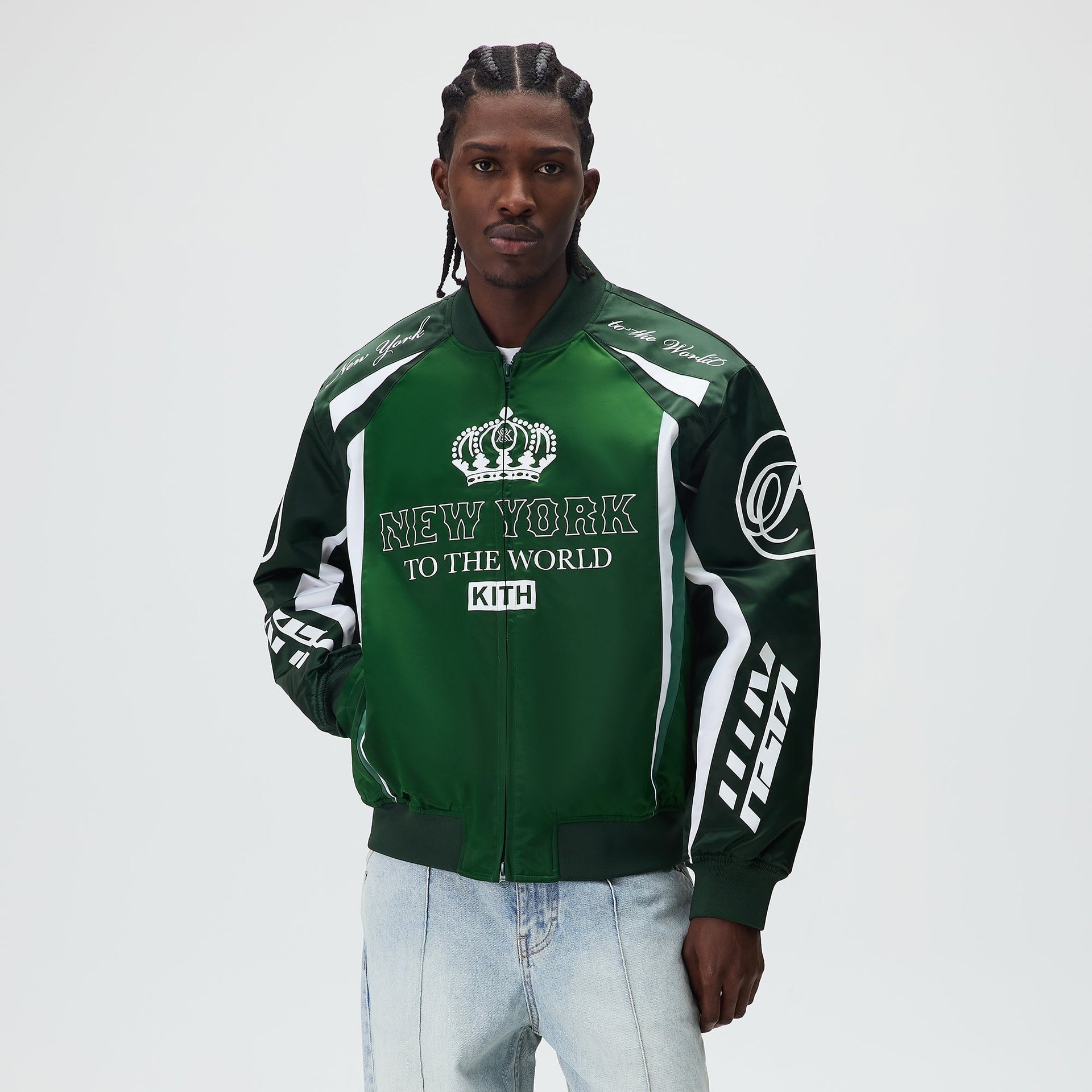 Kith Roy Racing Nylon Bomber Jacket - Stadium
