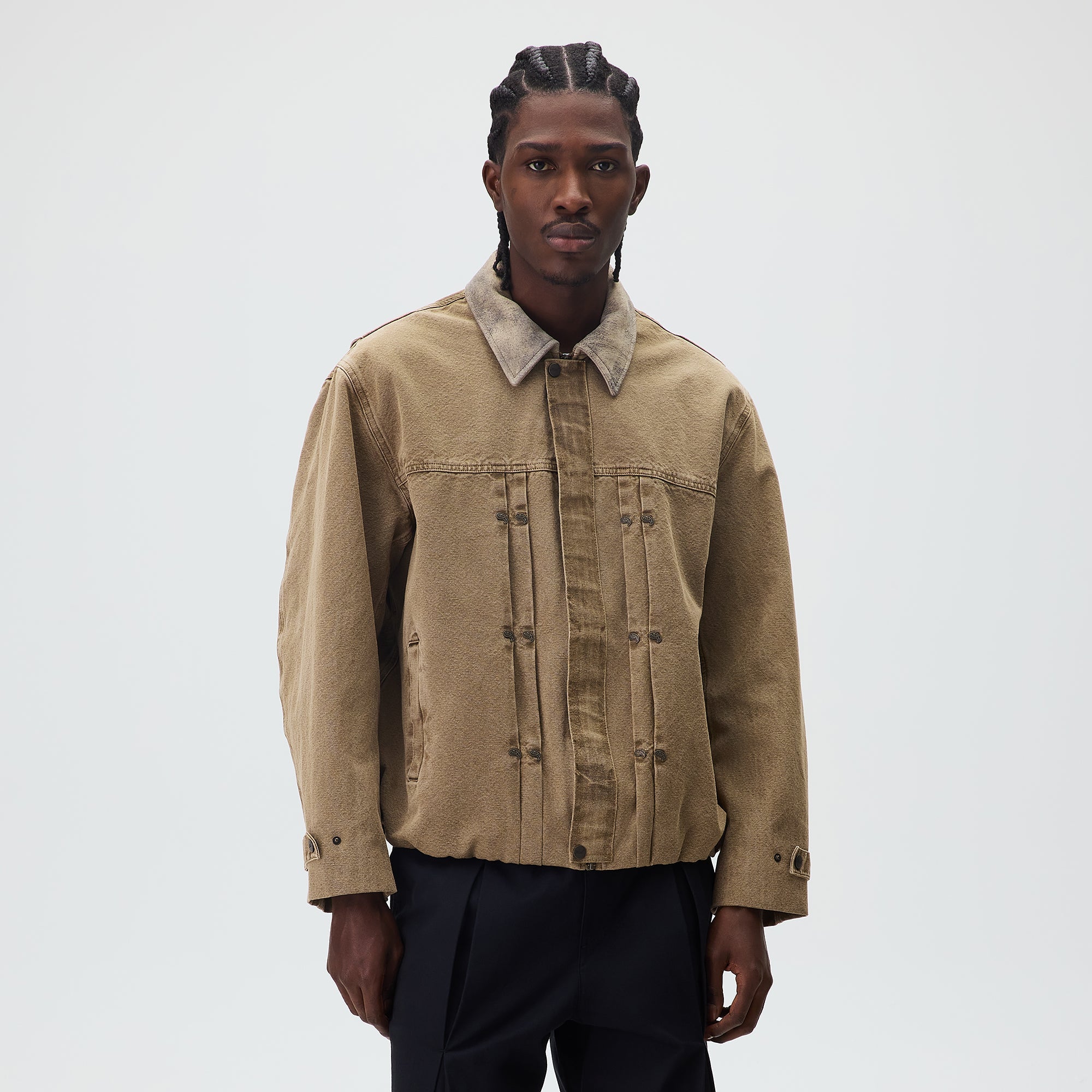 ジャケット・アウター kith Washed Canvas WilloughbyChoreJacket Kith Washed Canvas Ariel Blouson Jacket - Sandalwood – Kith UK