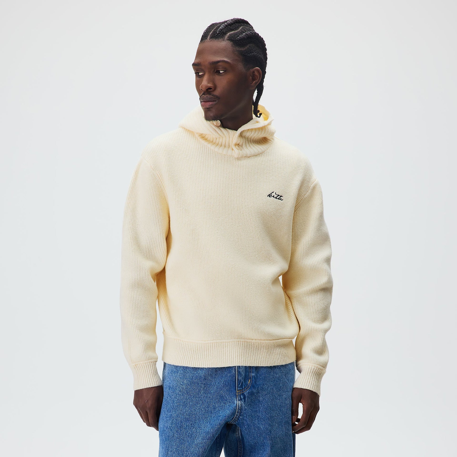 Kith Lucero Knit Hoodie - Sandrift