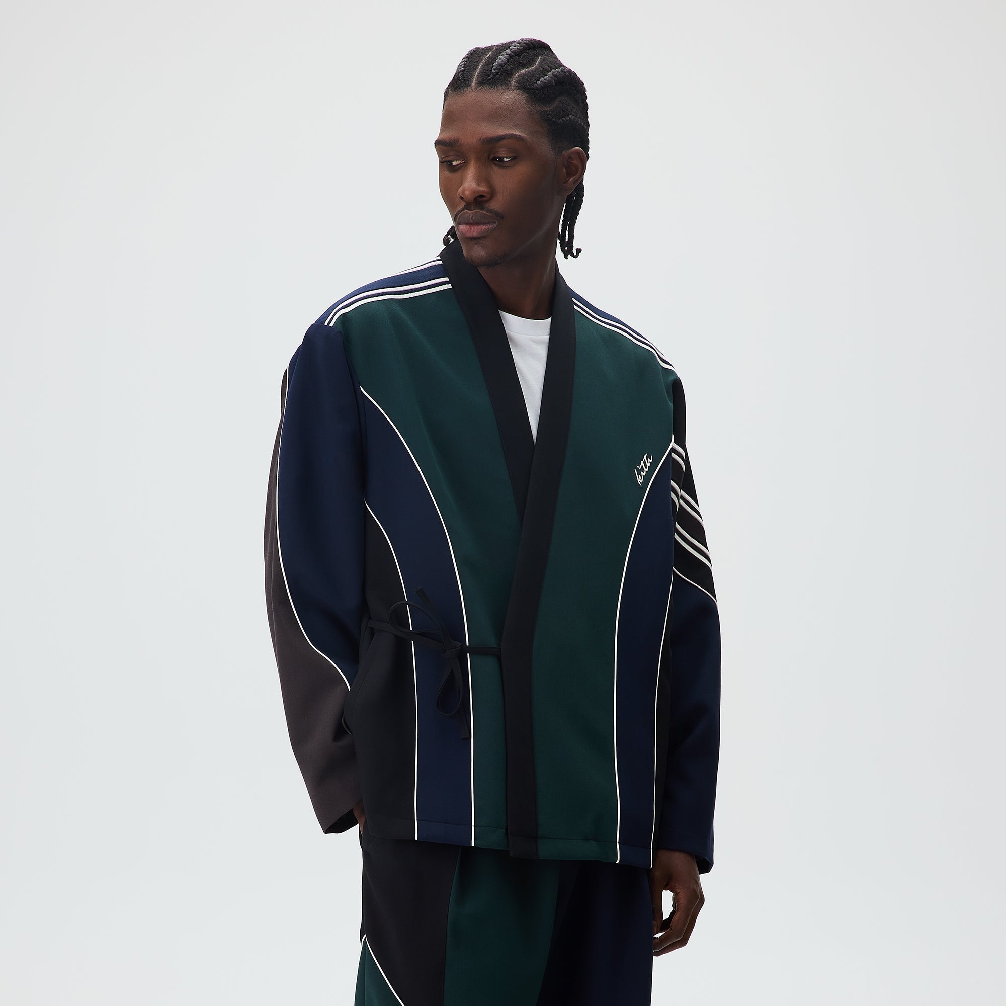 Kith Knit Moto Full Zip Jacket - Stadium – Kith UK