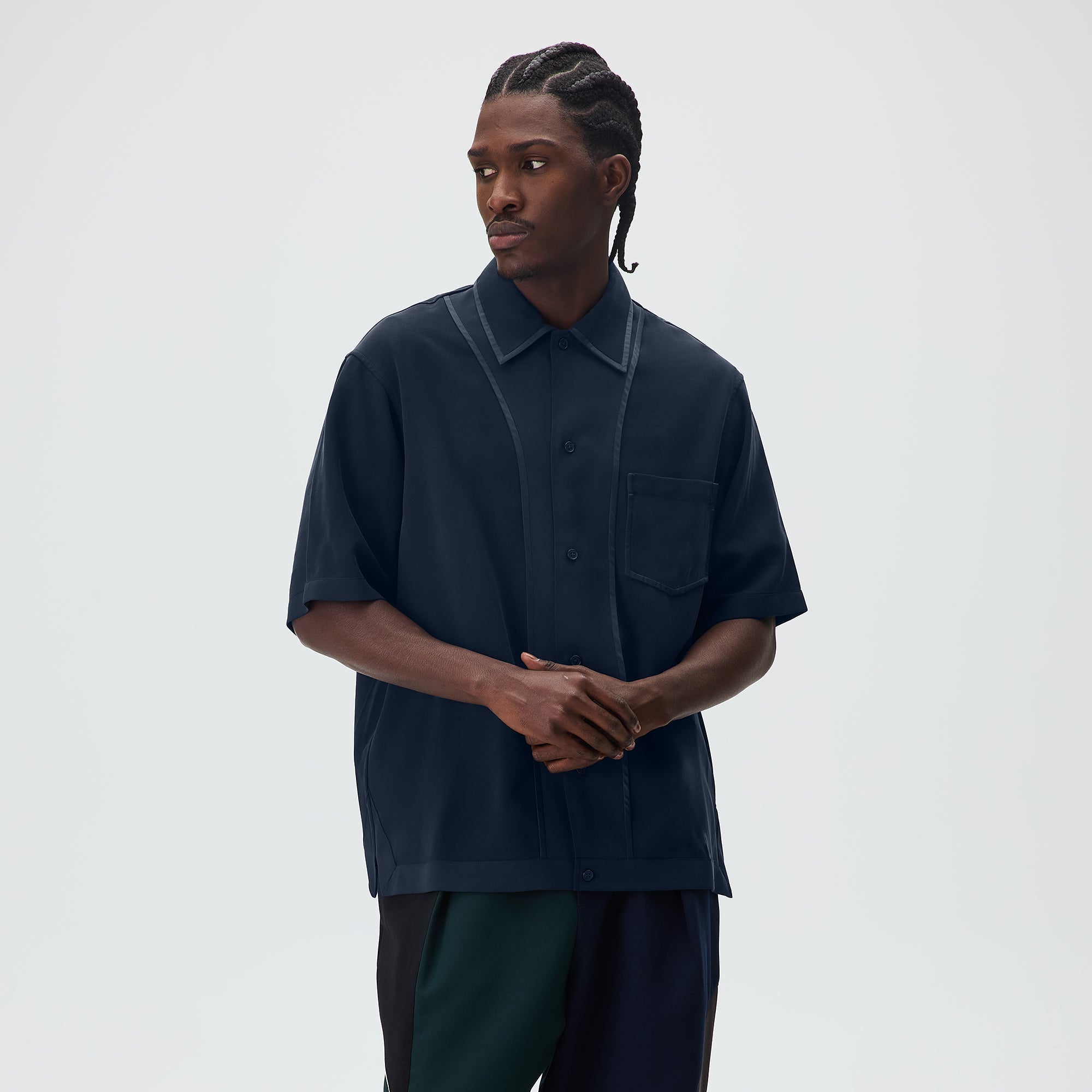 Kith Woodpoint Shirt - Nocturnal – Kith UK