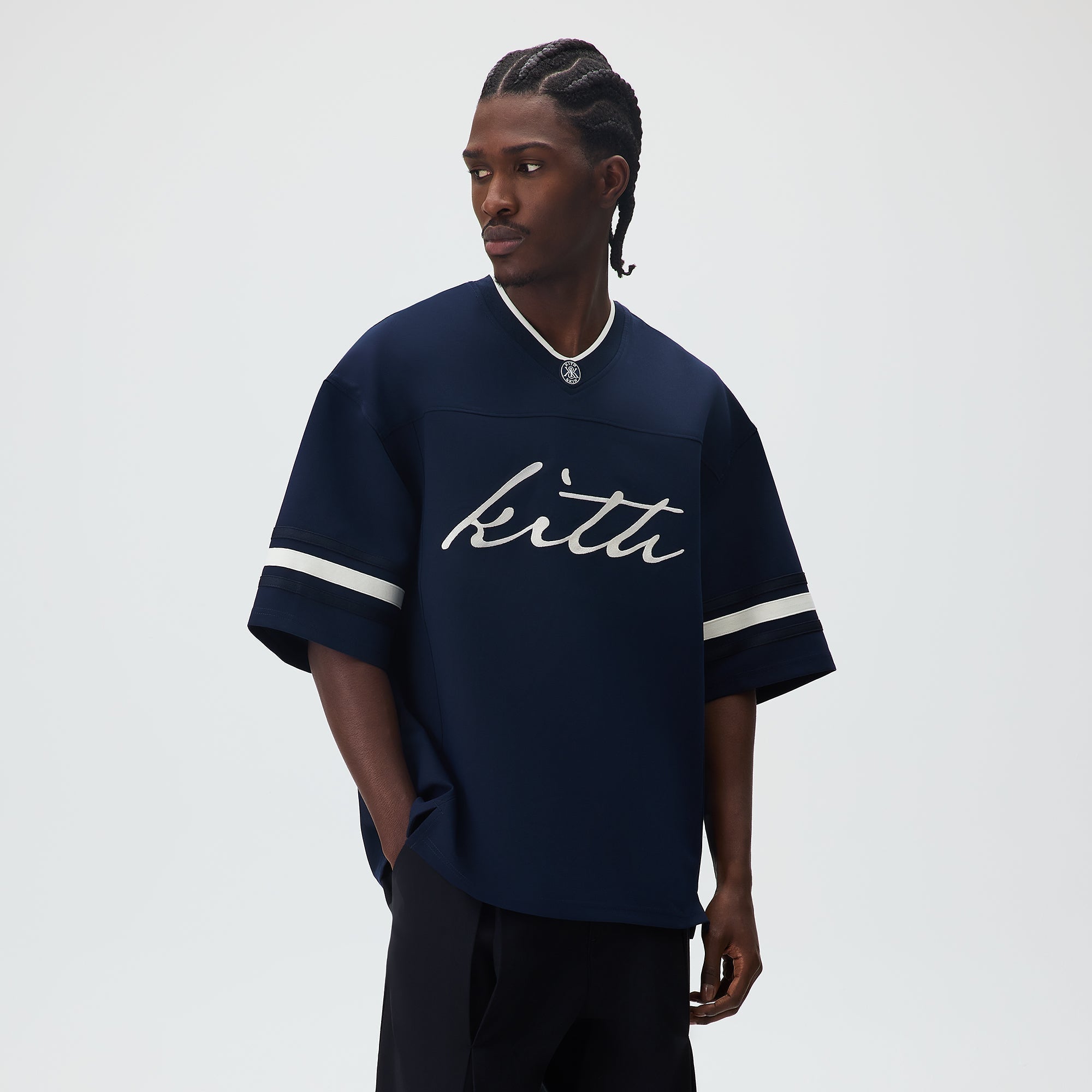 トップス KITH Julian Knit Jersey Kith Julian Jersey - Nocturnal – Kith UK