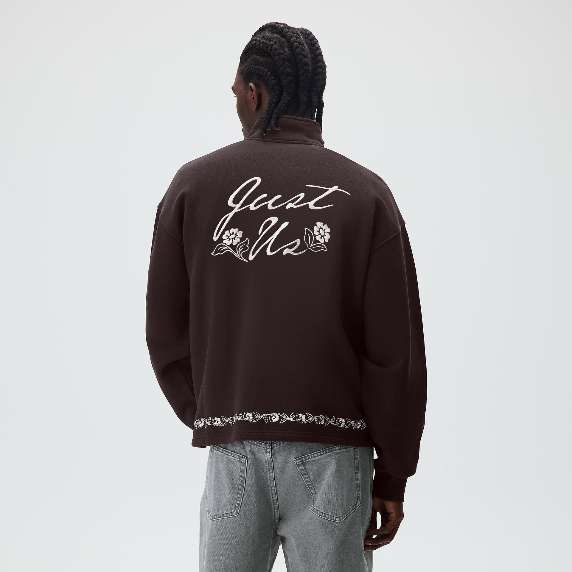 Kith Floral Queensbridge Quarter Zip - Incognito