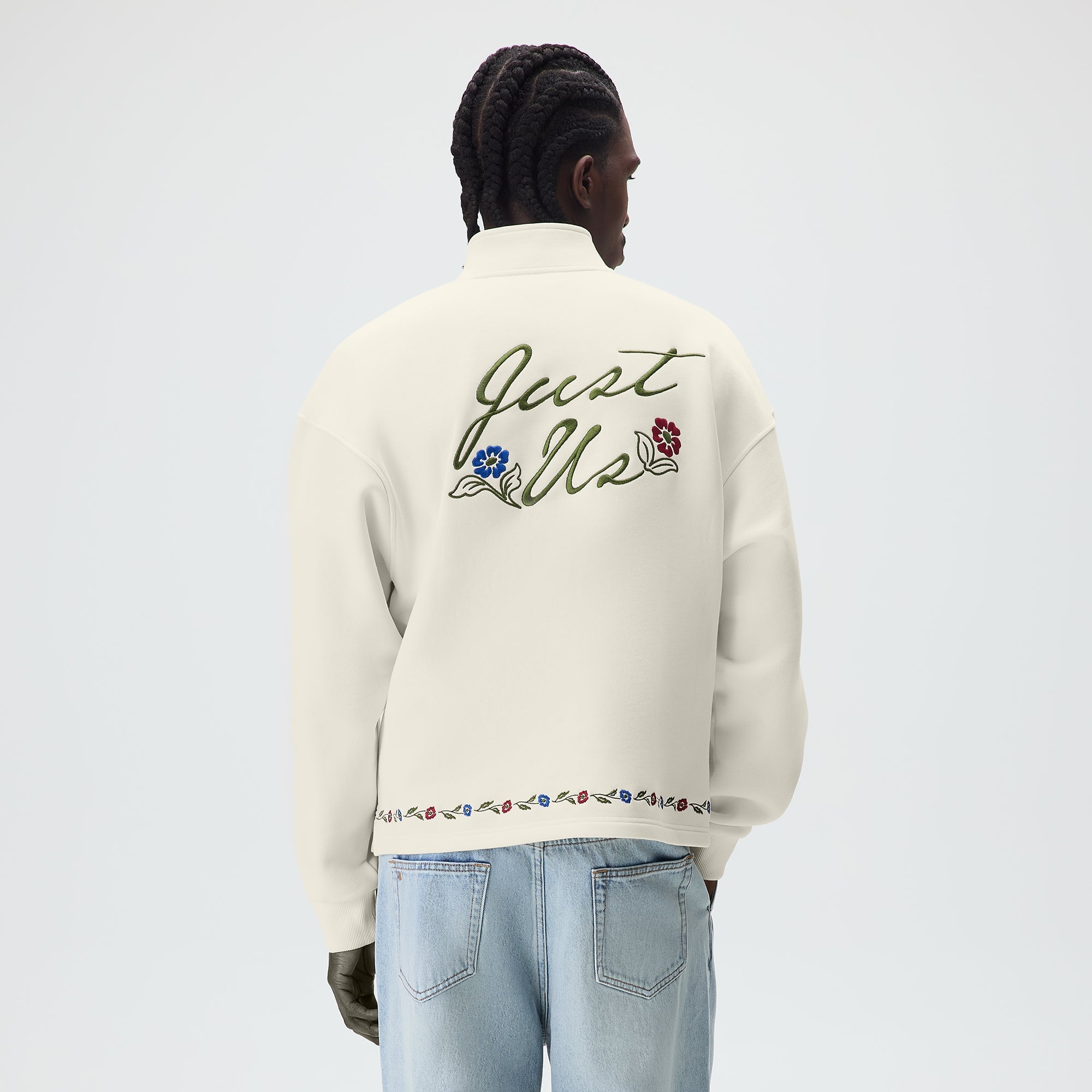 Kith Floral Queensbridge Quarter Zip - Silk – Kith UK
