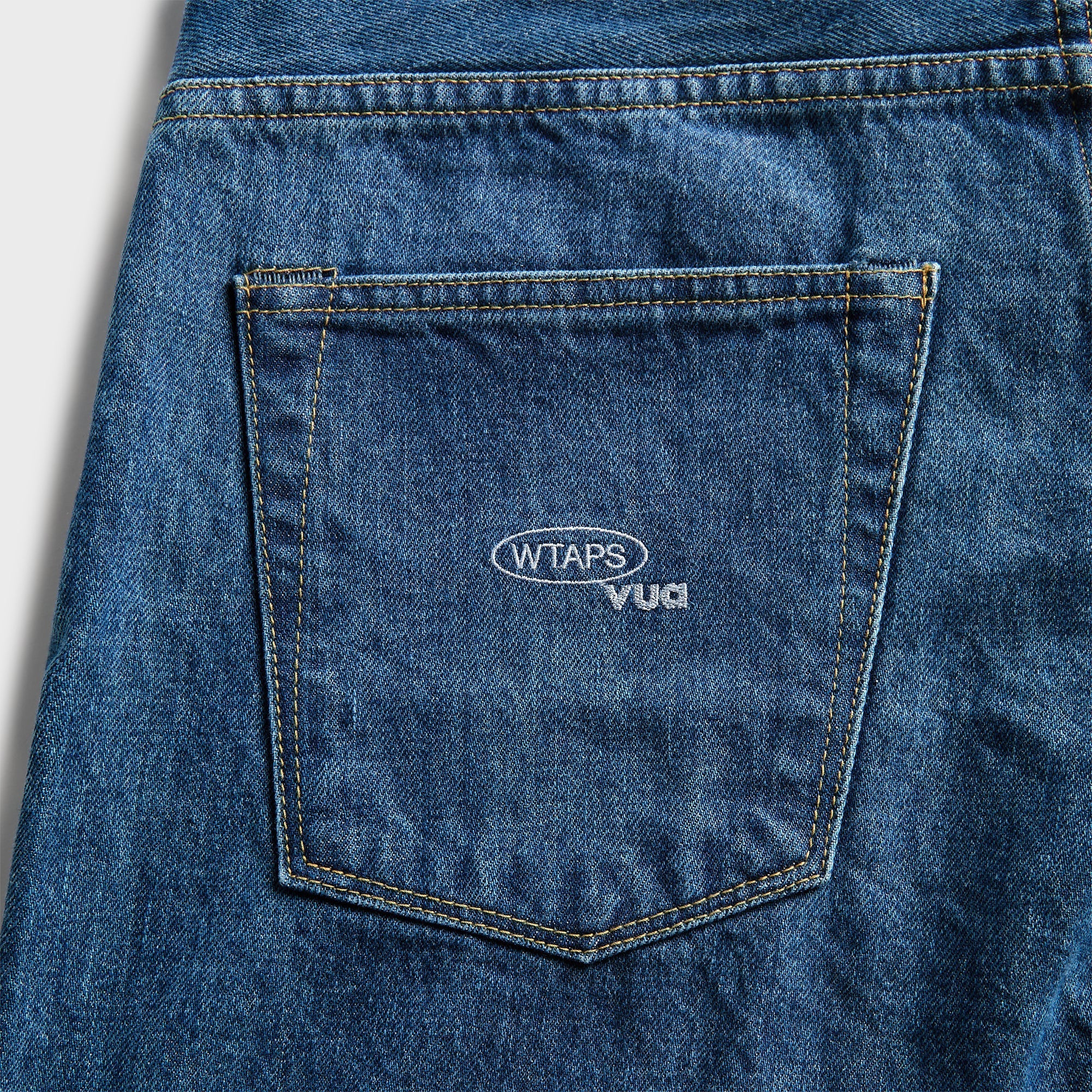 WTAPS Blues Straight Cotton Denim Trouser - Indigo – Kith UK