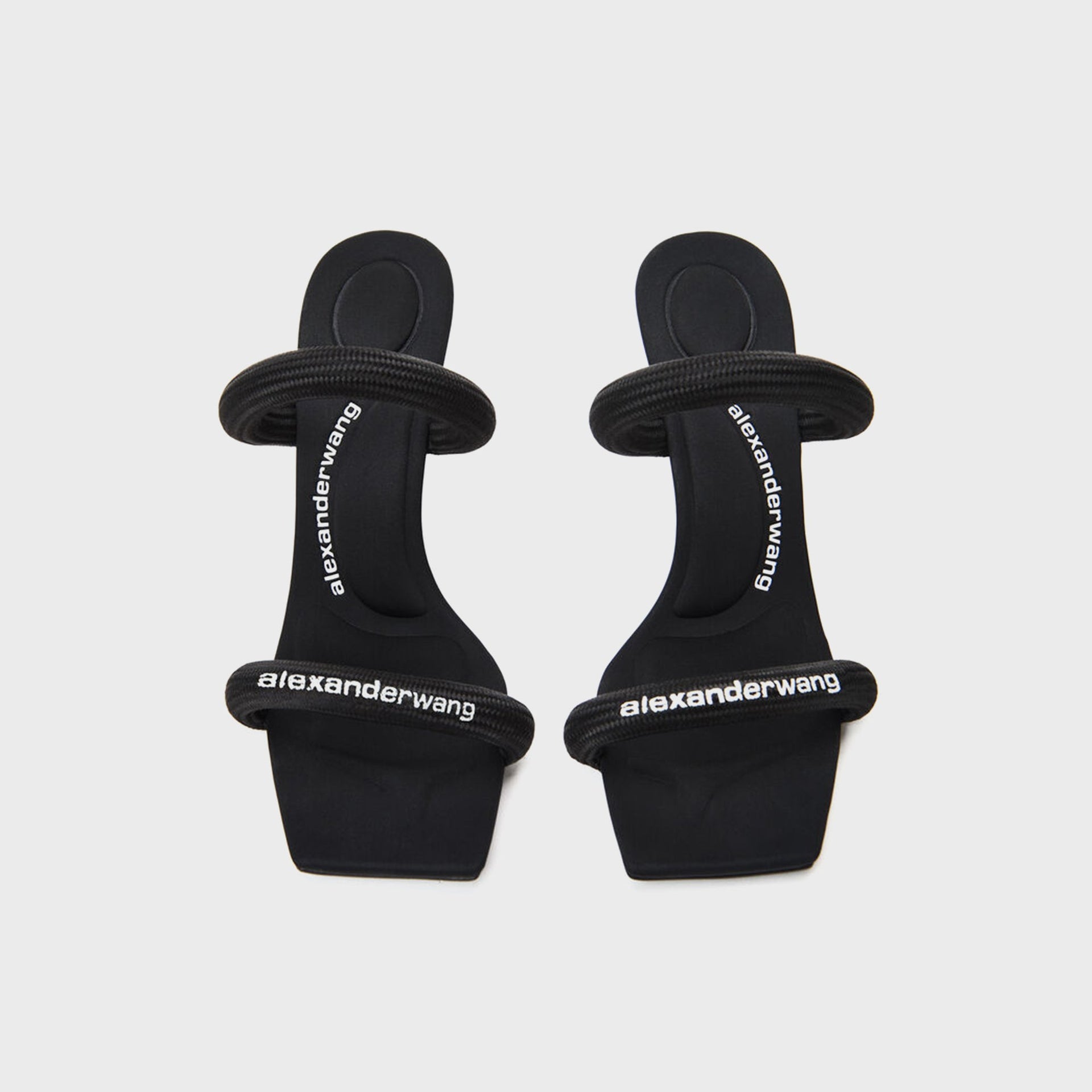 Alexander Wang Julie Tubular Webbing Sandal - Black