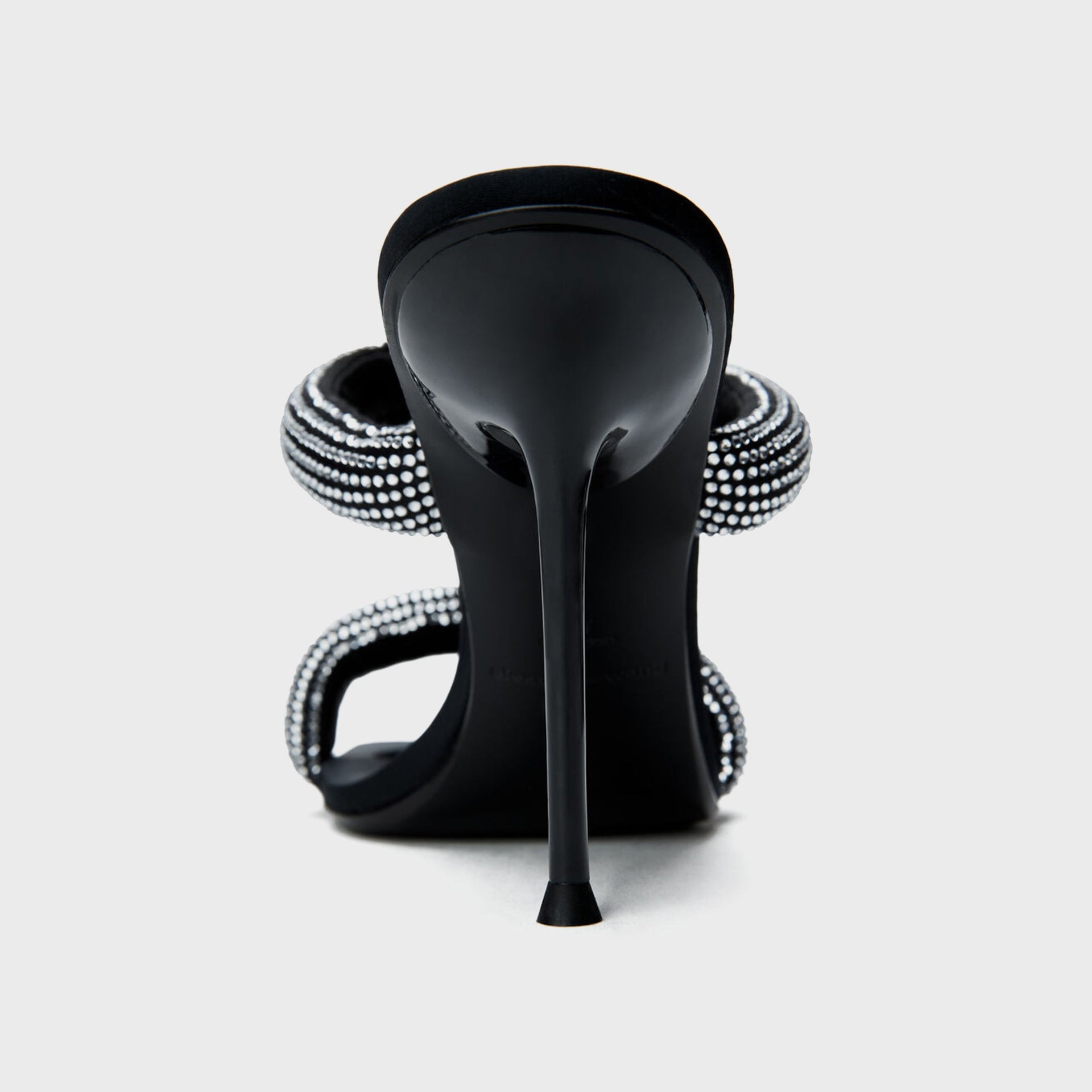 Alexander Wang Julie Tubular Sandal - Black / Silver