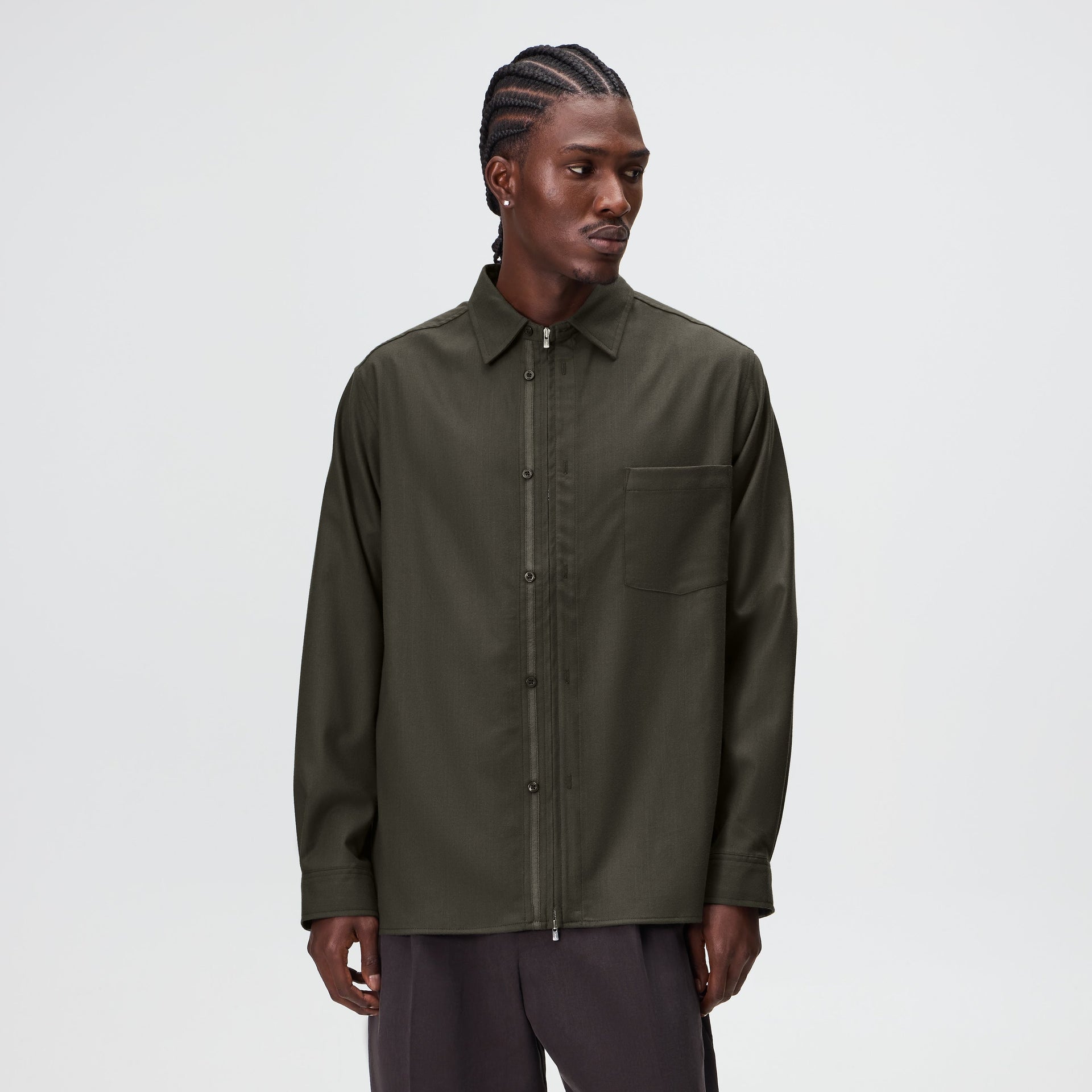 Kith Flannel Lorcan Shirt - Cypress - PH