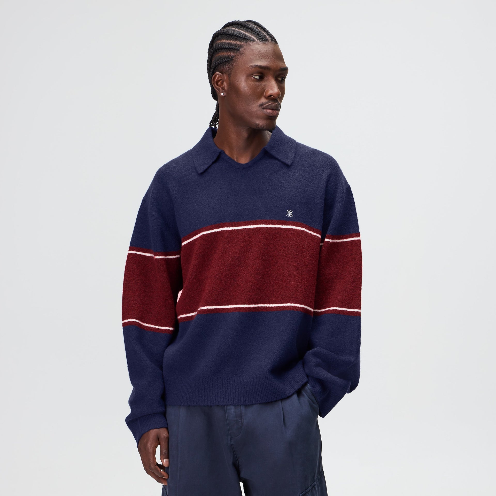 Kith Boucle Ulysses Sweater - Nocturnal