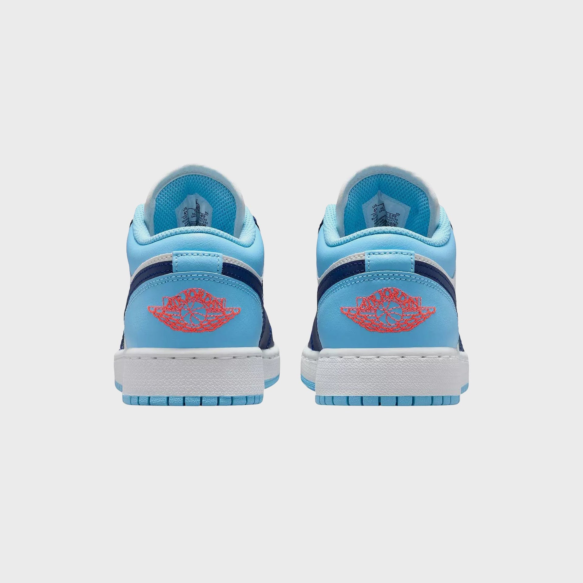 Jordan GS Air Jordan 1 Low - Sail / Blue Void / Blue Chill / Hot Lava