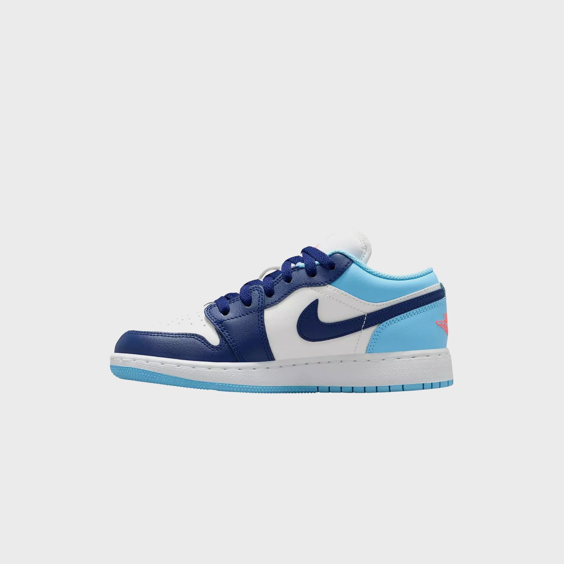 Jordan GS Air Jordan 1 Low - Sail / Blue Void / Blue Chill / Hot Lava