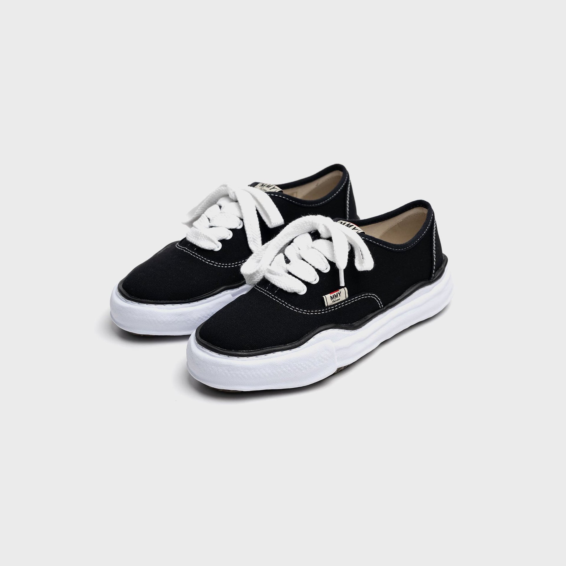 Mihara Yasuhiro Baker Canvas Low Top Sneaker - Black