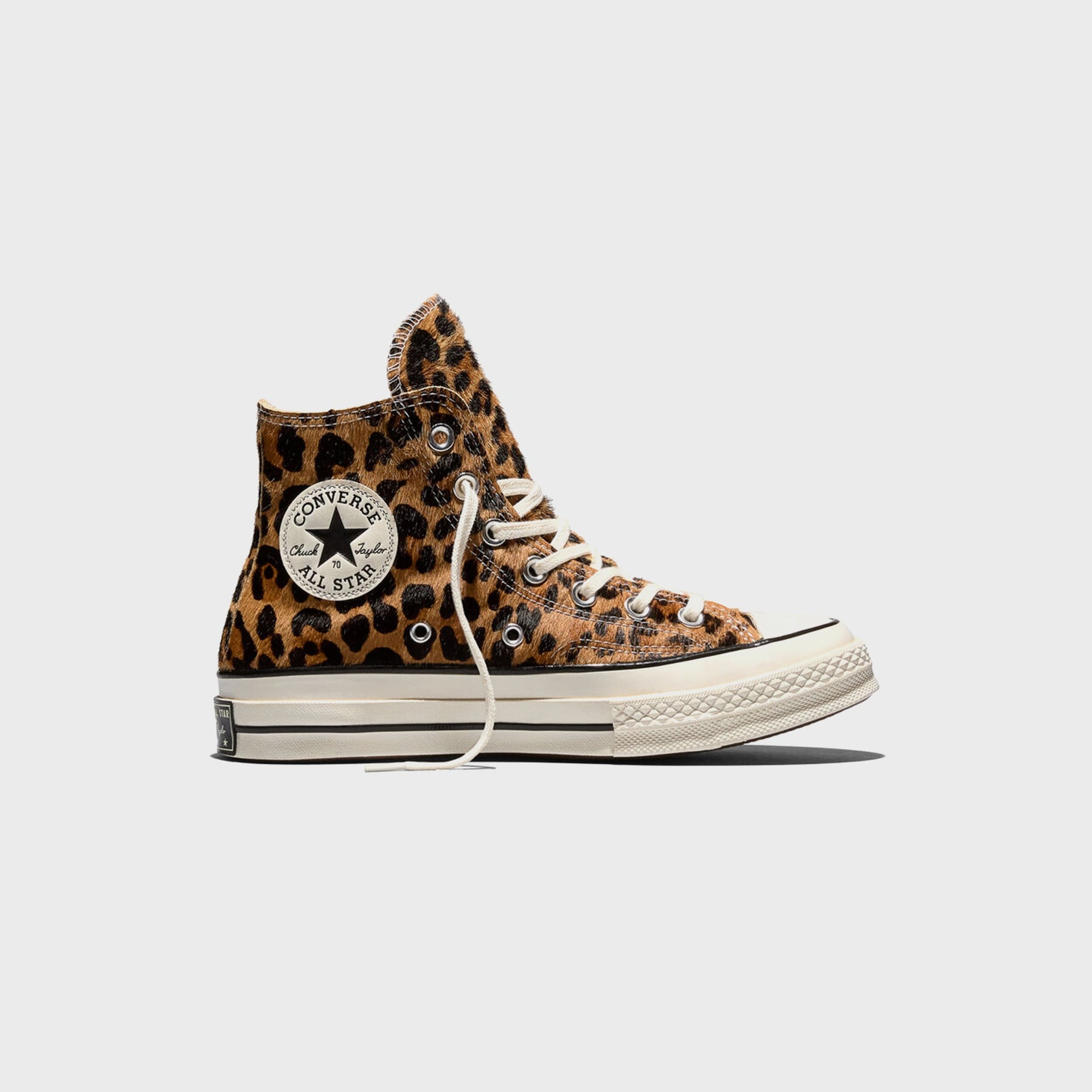 Converse Chuck 70 Leopard Pony Hair - Black / Natural Ivory / Egret