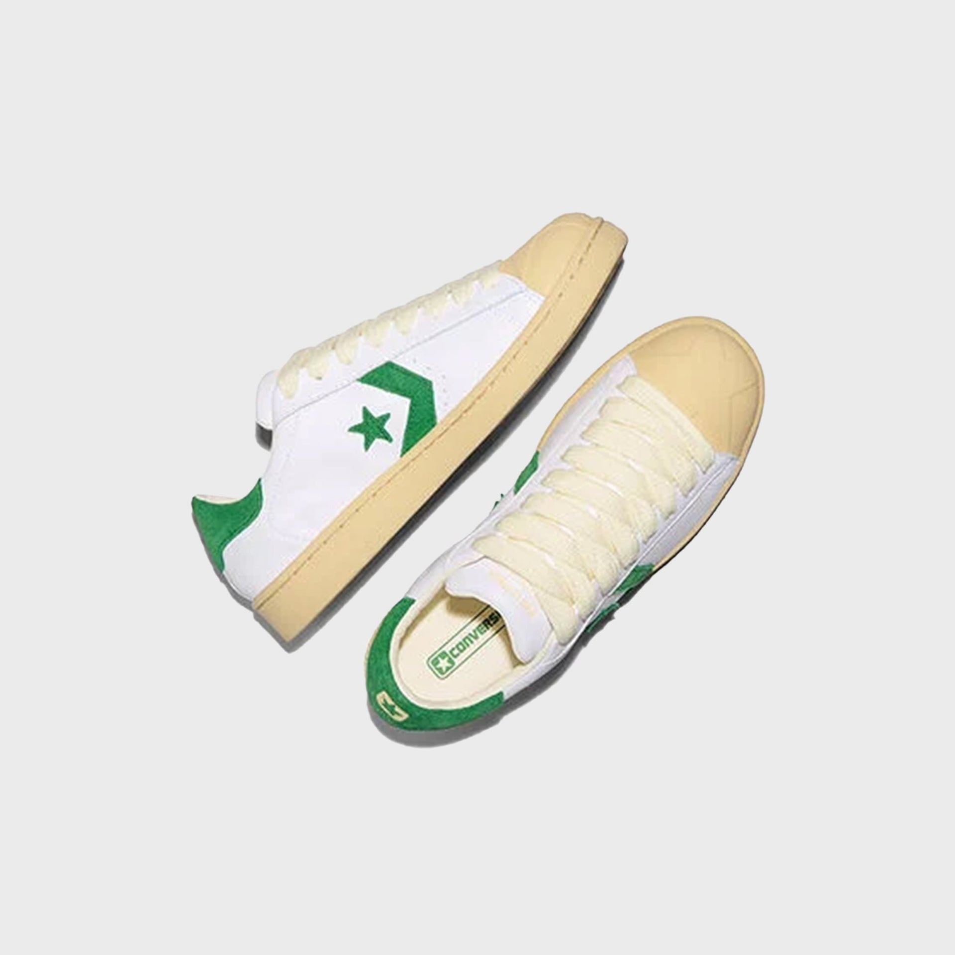 Converse x GOLF le FLEUR* Pro Leather - White / Amazon / Natural Ivory