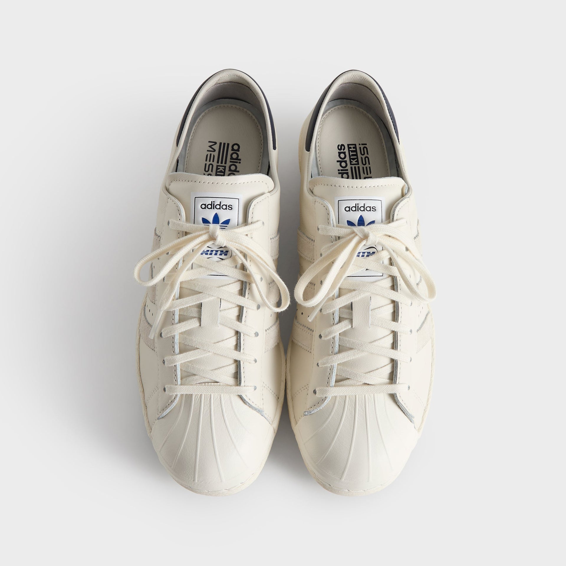 Kith & Messi for adidas Football Superstar - Off White / Off White / Legend Ink