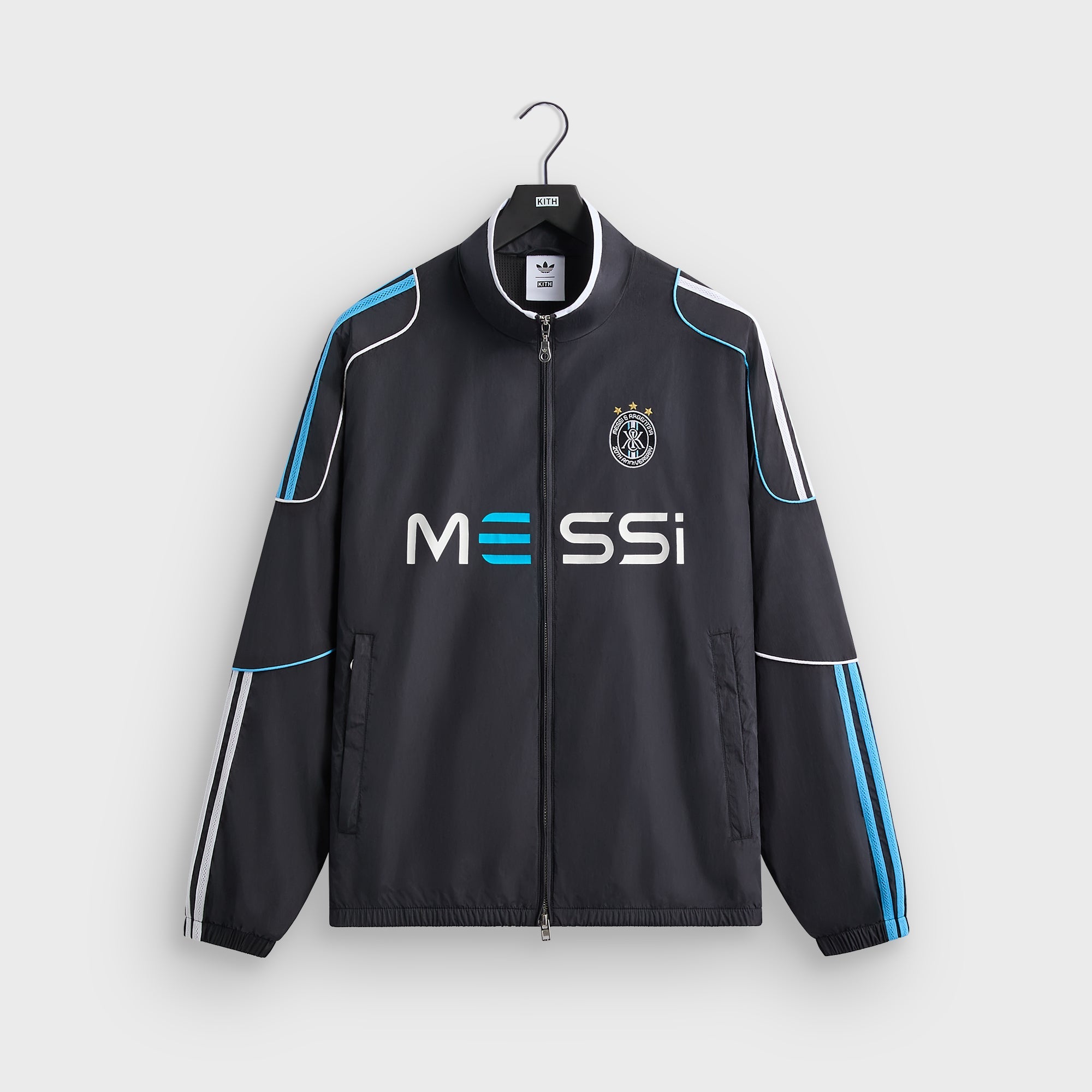 Kith & Messi for adidas Football Nylon Track Jacket - Black – Kith UK