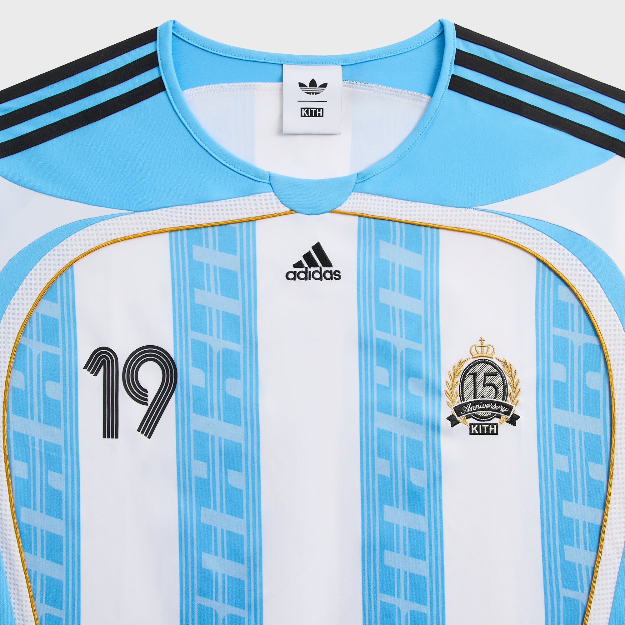 Kith & Messi for adidas Football Jersey - Blue / White – Kith UK