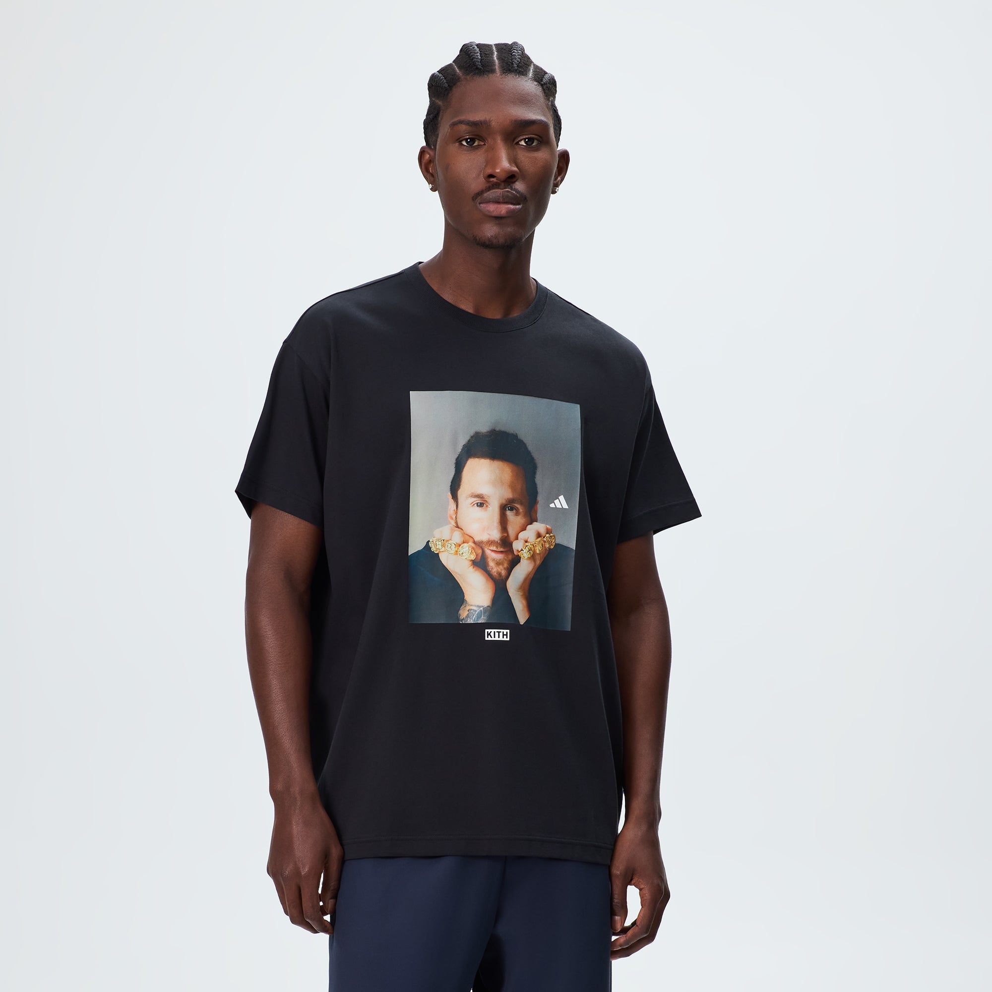 Kith & Messi for adidas Football Graphic Tee - Black – Kith UK