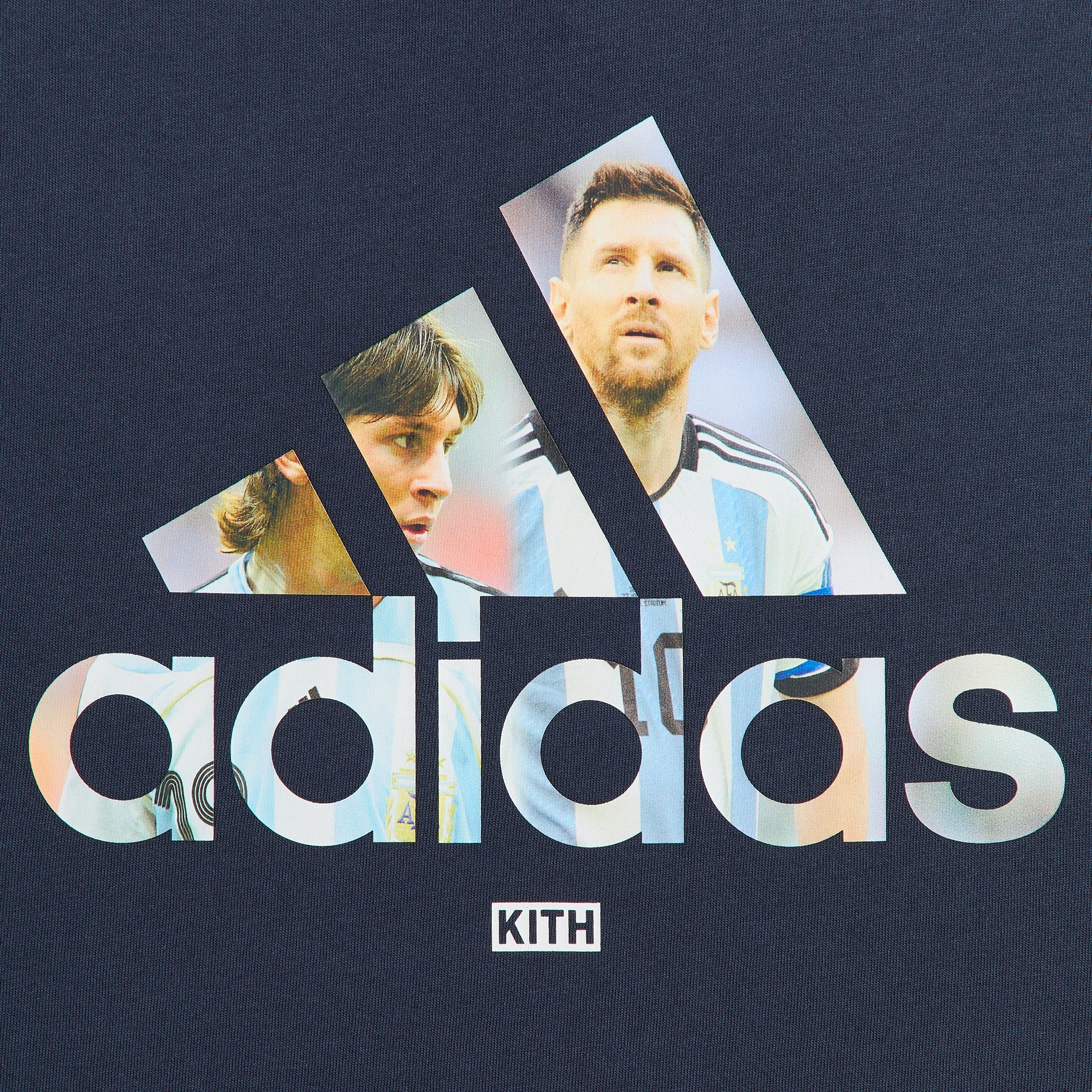 Kith & Messi for adidas Football Graphic Tee - Night Navy – Kith UK