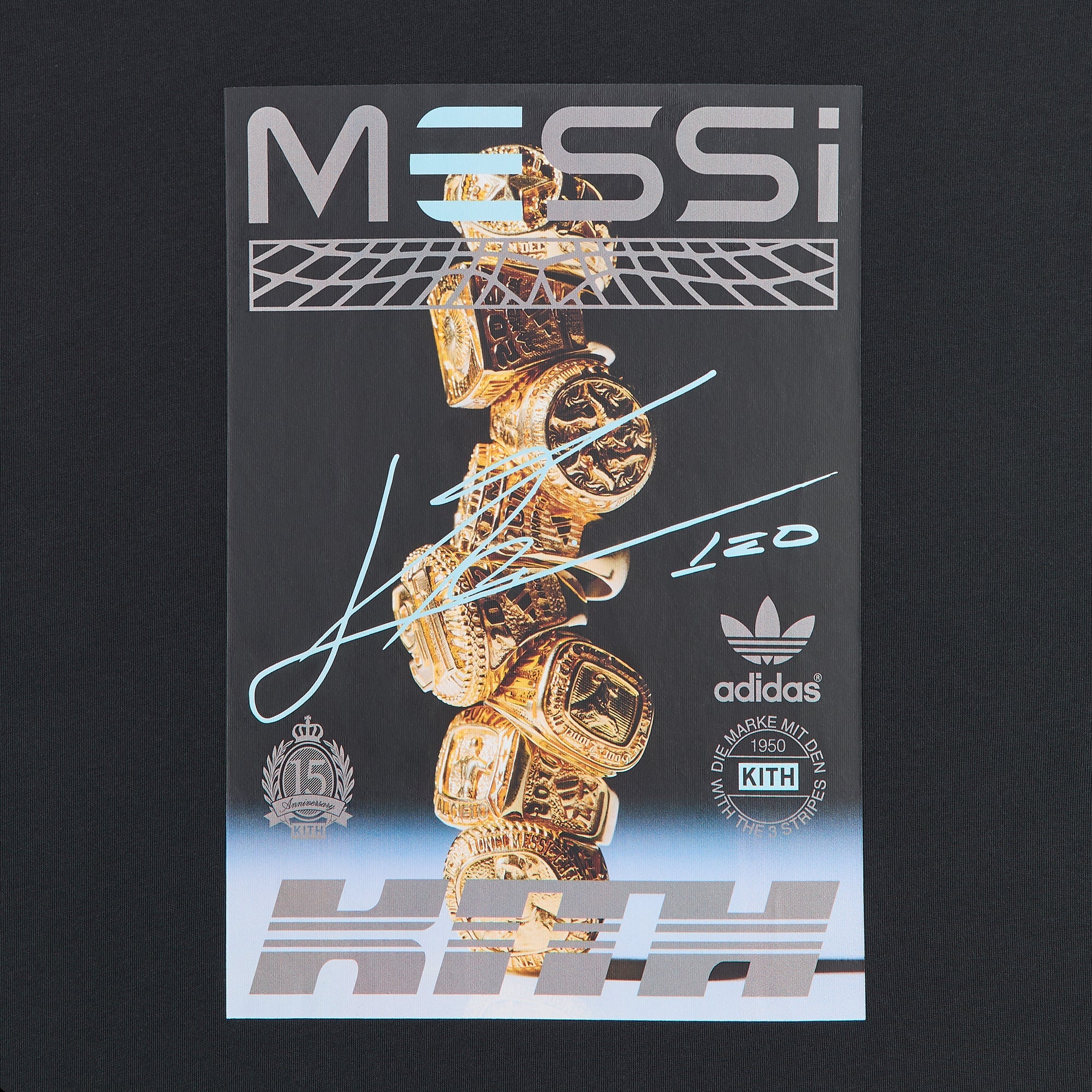 Kith & Messi for adidas Football Graphic Tee - Black – Kith UK