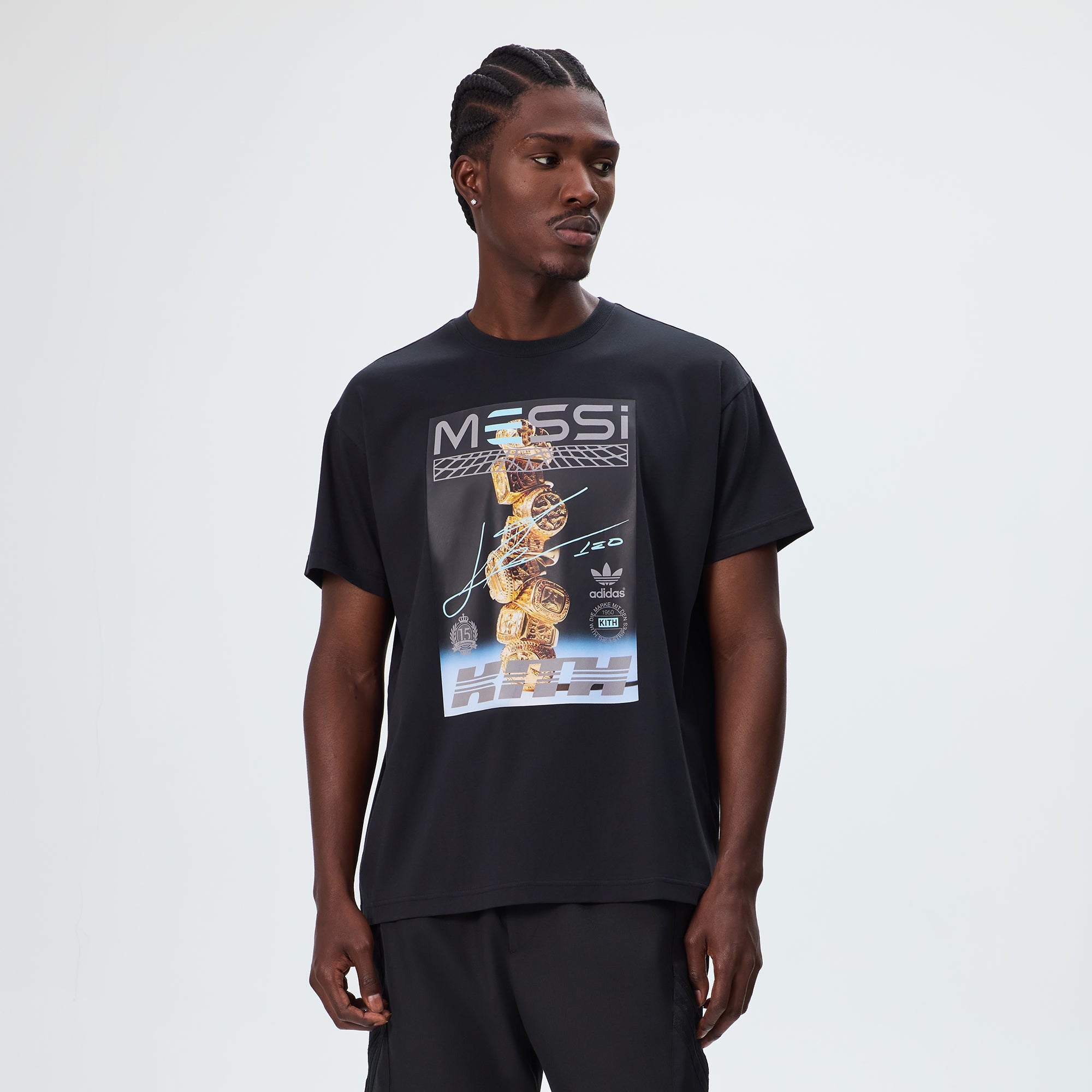 Kith & Messi for adidas Football Graphic Tee - Black – Kith UK