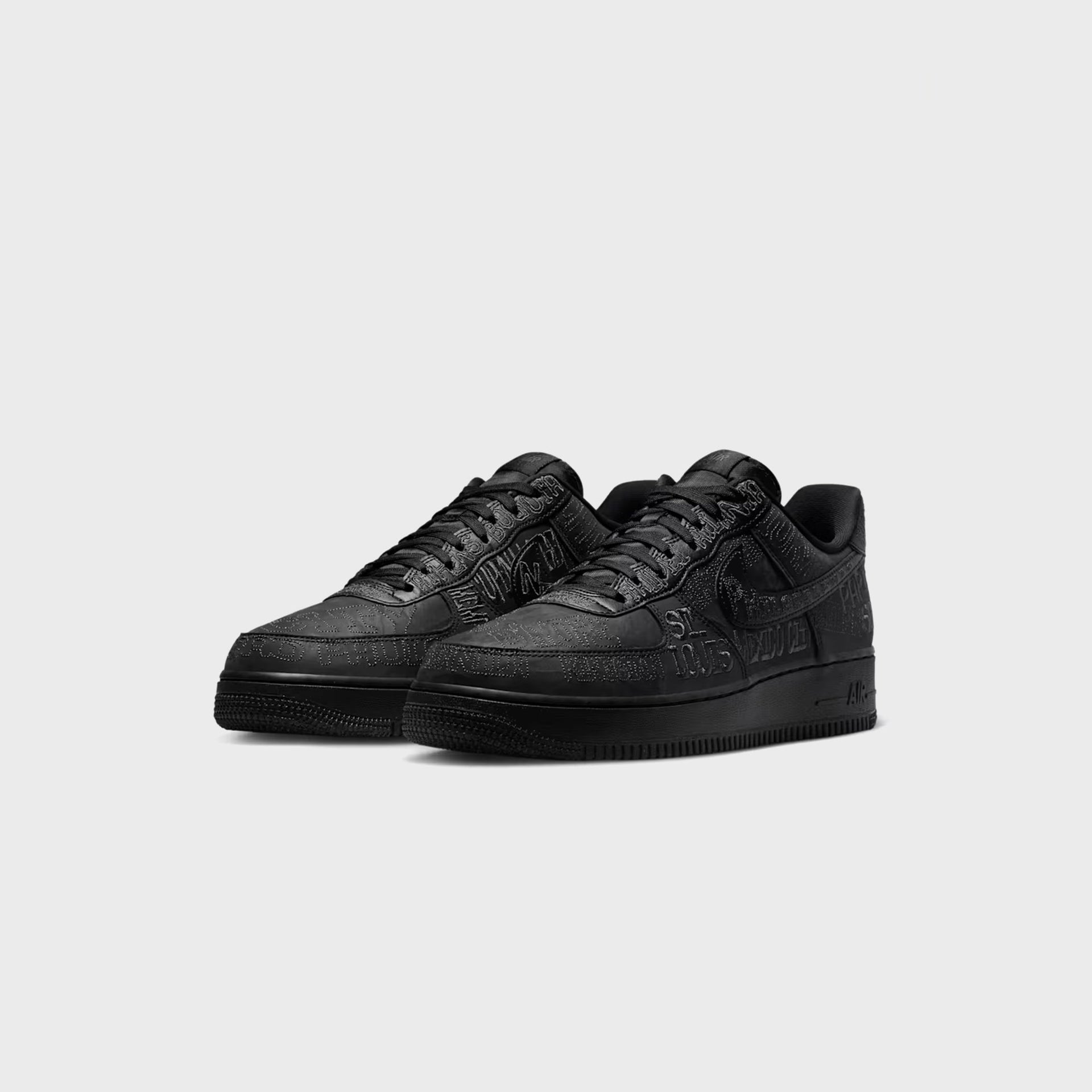 Nike Air Force 1 '07 LV8 'World Tour' - Black / Anthracite