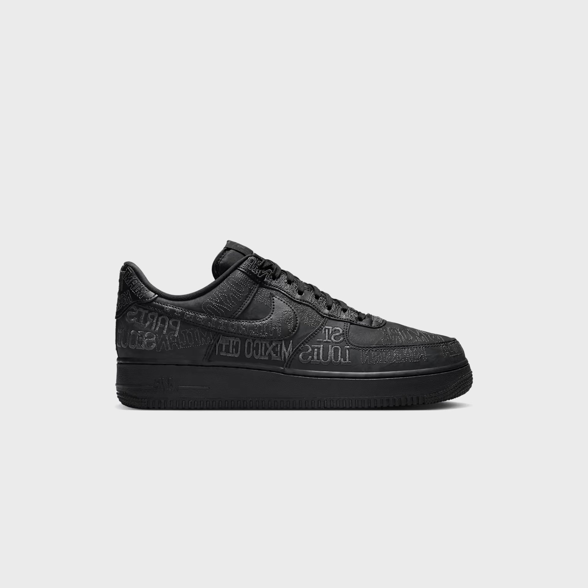 Nike Air Force 1 '07 LV8 'World Tour' - Black / Anthracite