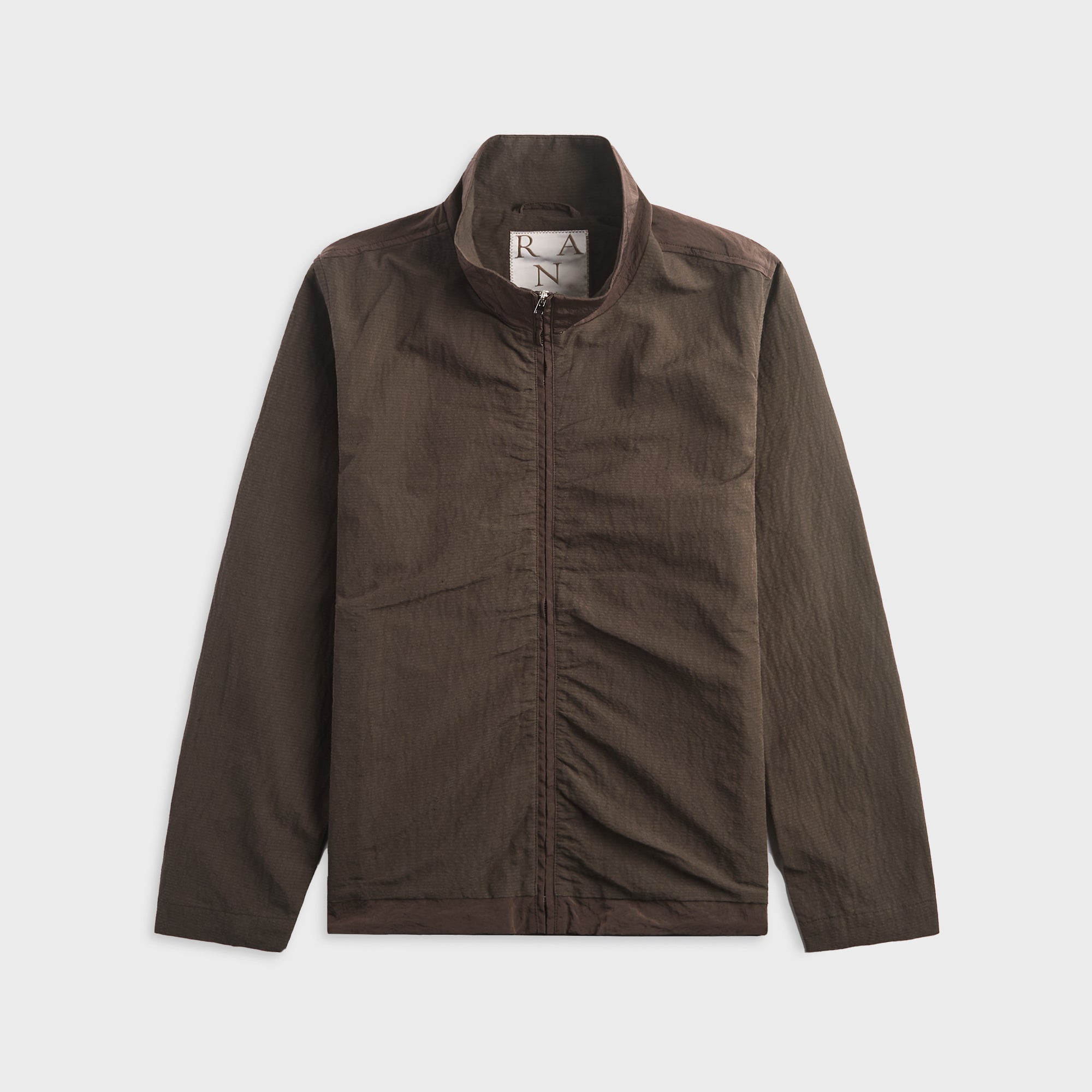 Ranra Epitome Shiny Nylon Overshirt - Peat – Kith UK