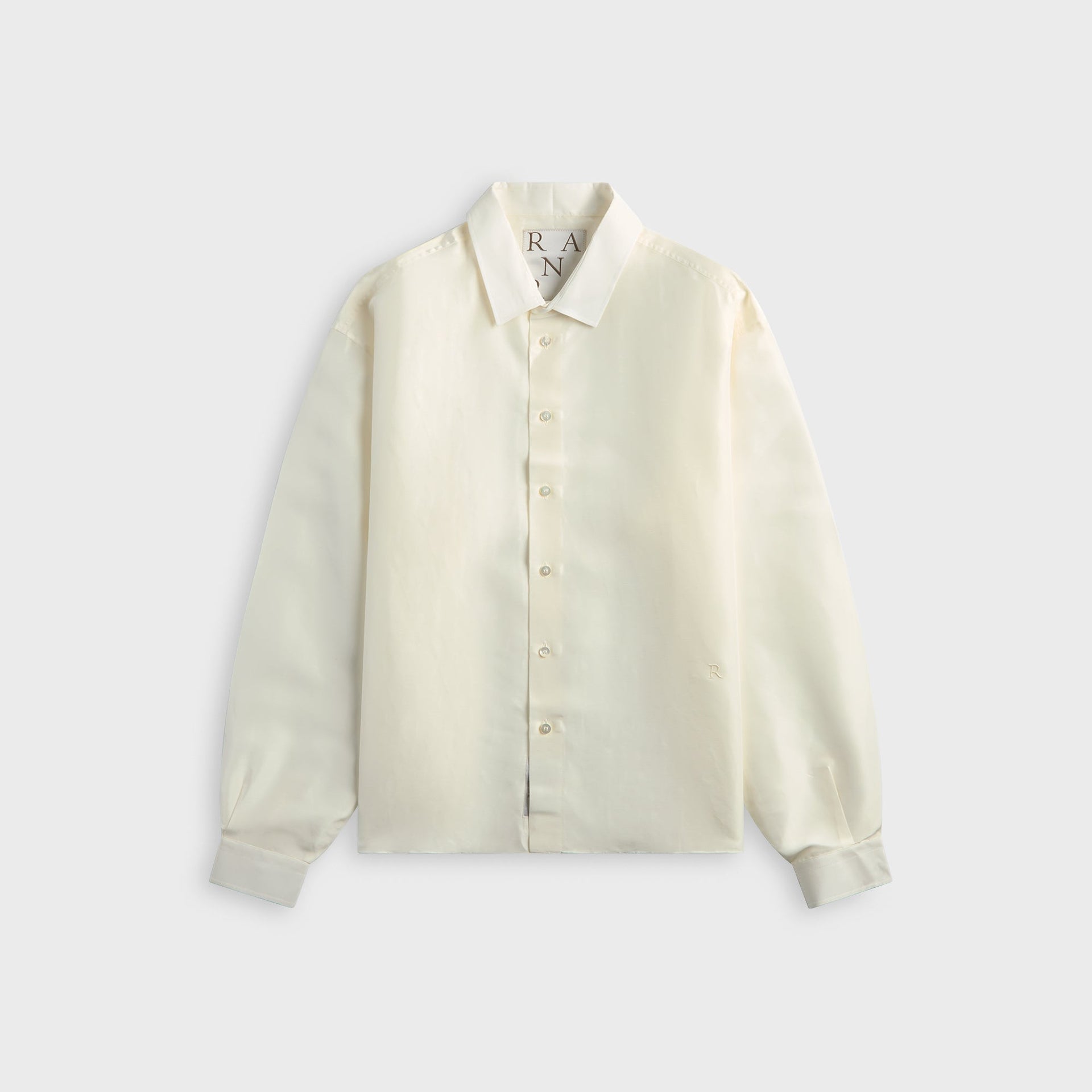 Ranra Field Silk Linen Long Sleeve Shirt