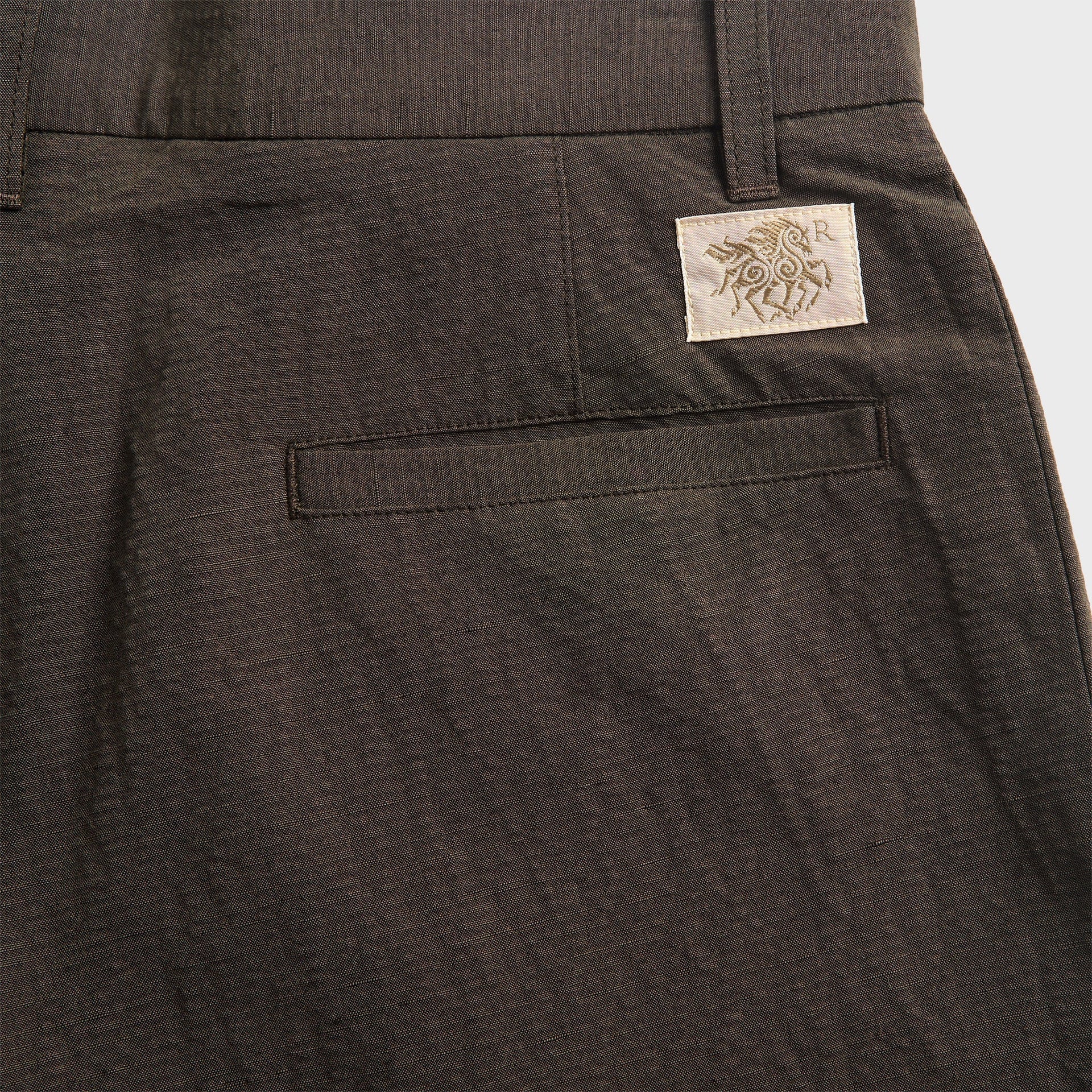Ranra Fold Tailored Pant - Black Coffee