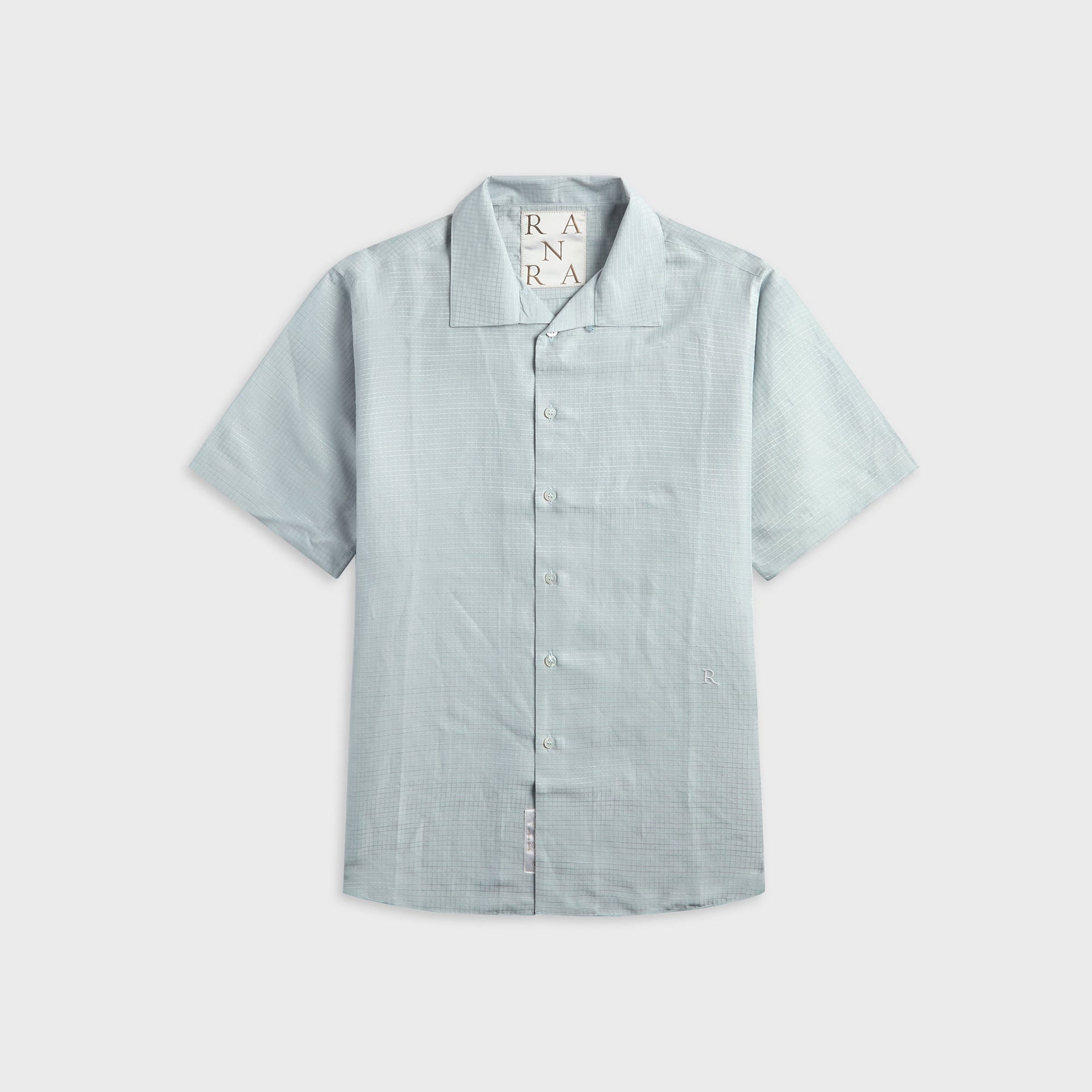 Ranra Sun Silk Linen Ripstop Short Sleeve Shirt - High Rise