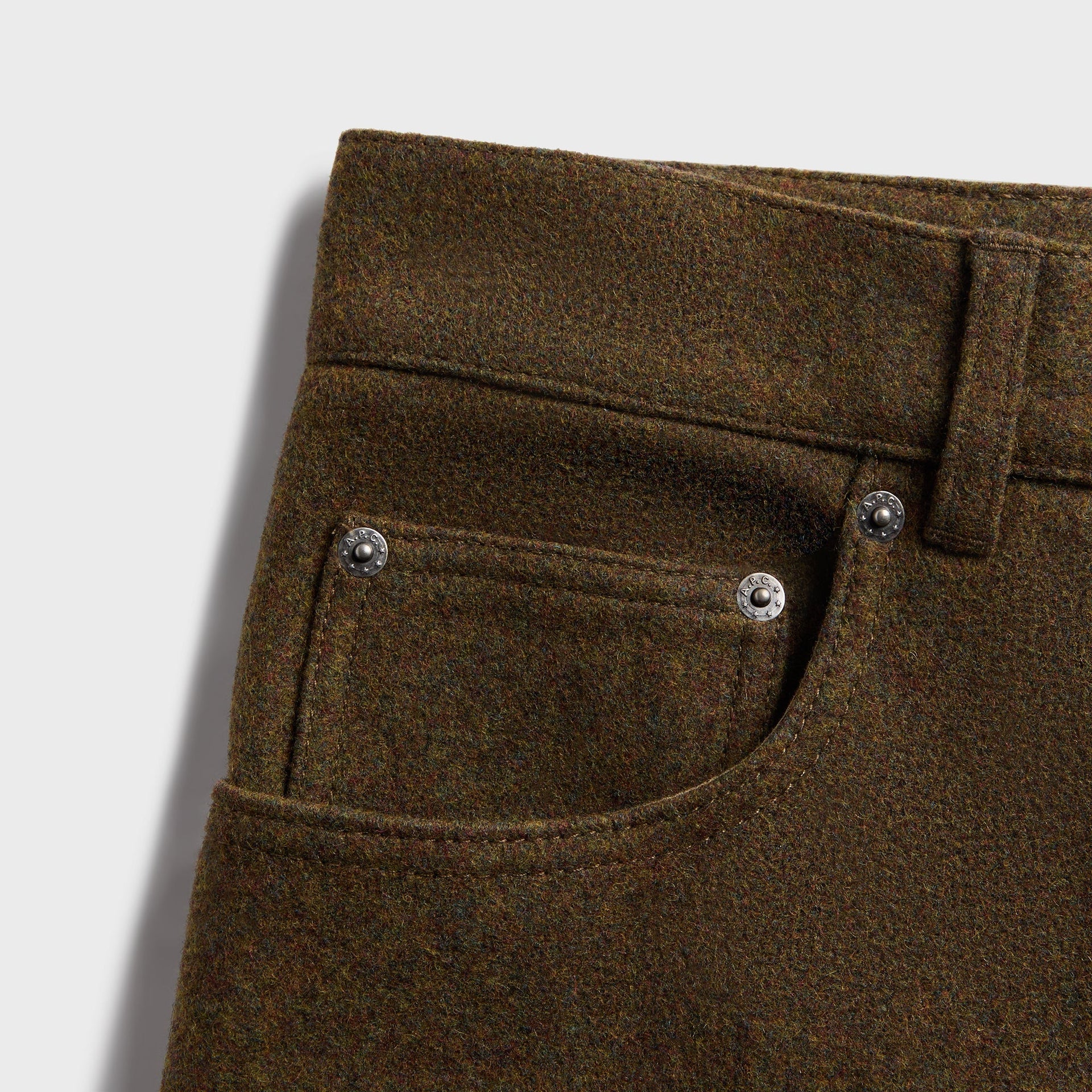 A.P.C. Jean Clyde Jeans - Heather Green