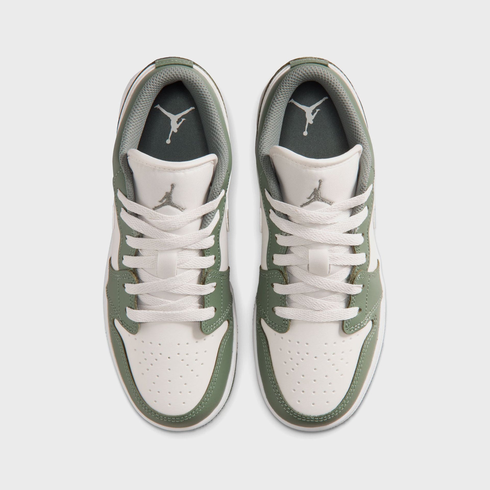 Nike GS Air Jordan 1 Low - Vintage Lichen / Med Olive / Vintage Lichen / Summit White
