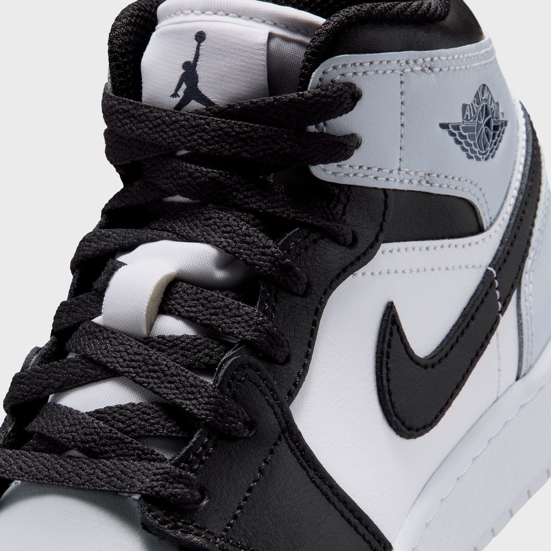 Jordan GS Air Jordan 1 Mid - Black / Aura / Squadron Blue