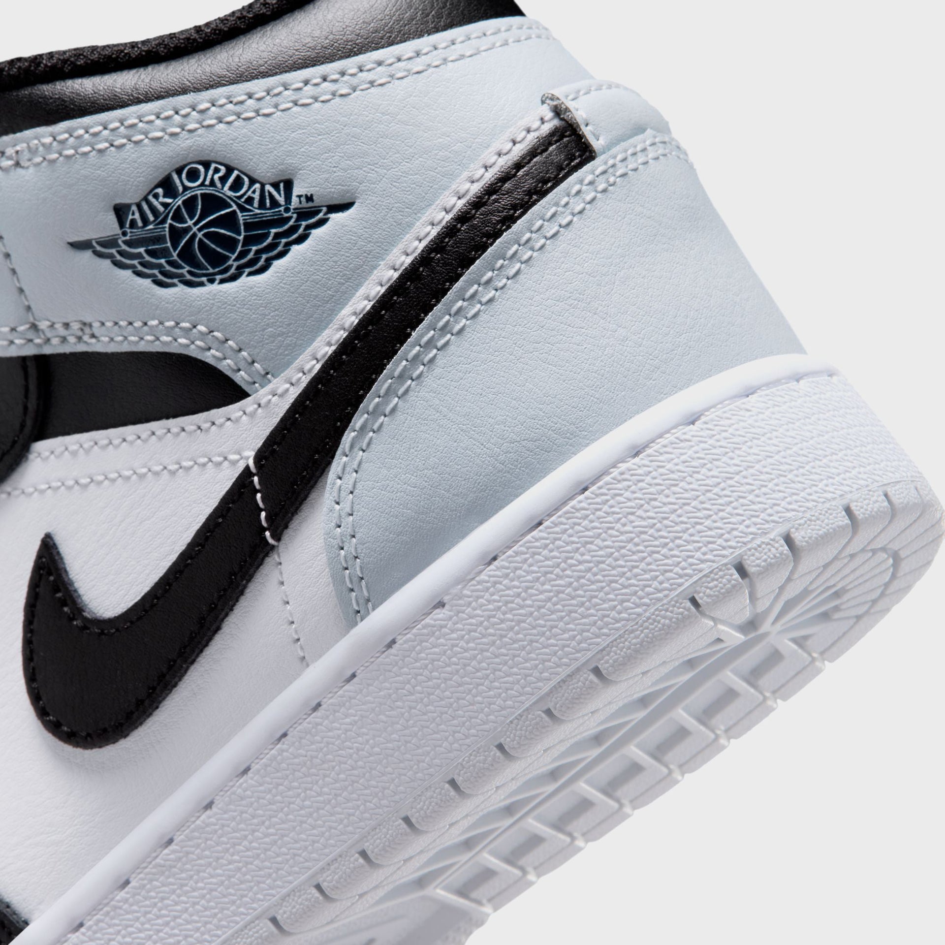 Jordan GS Air Jordan 1 Mid - Black / Aura / Squadron Blue