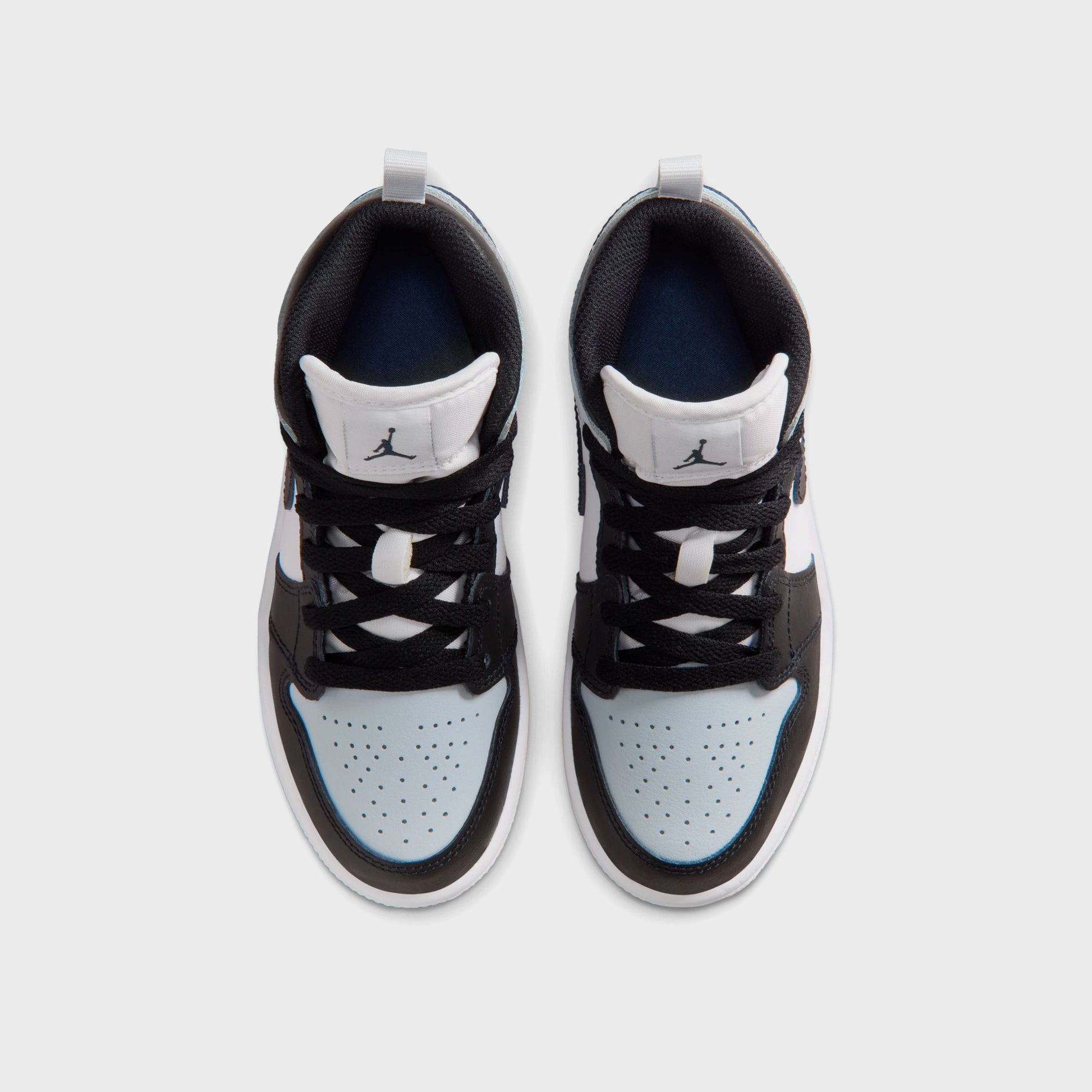 Jordan PS Jordan 1 Mid - Black / Aura / Squadron Blue – Kith UK