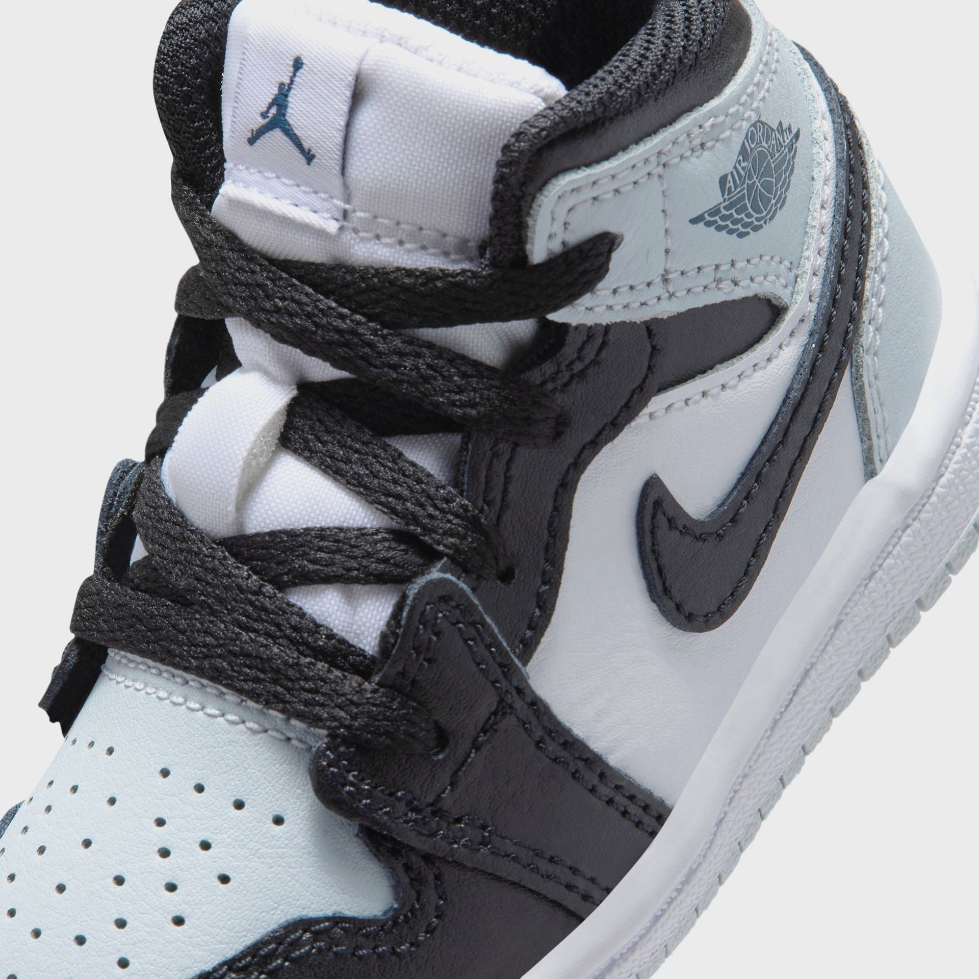 Jordan TD Jordan 1 Mid - Black / Aura / Squadron Blue