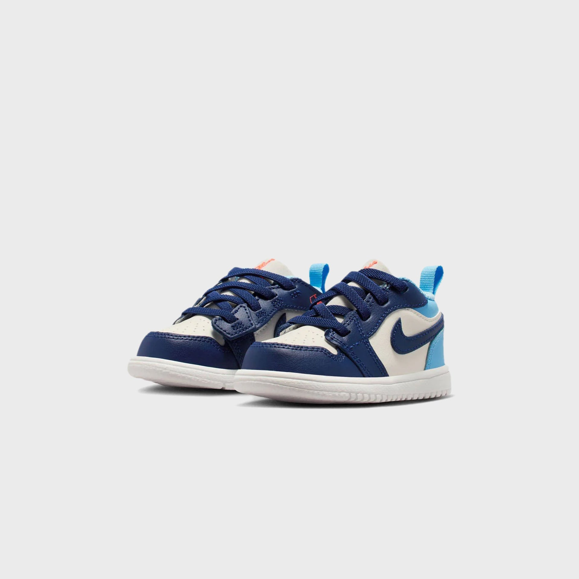 Jordan TD Air Jordan 1 Low - Sail / Blue Void / Blue Chill / Hot Lava